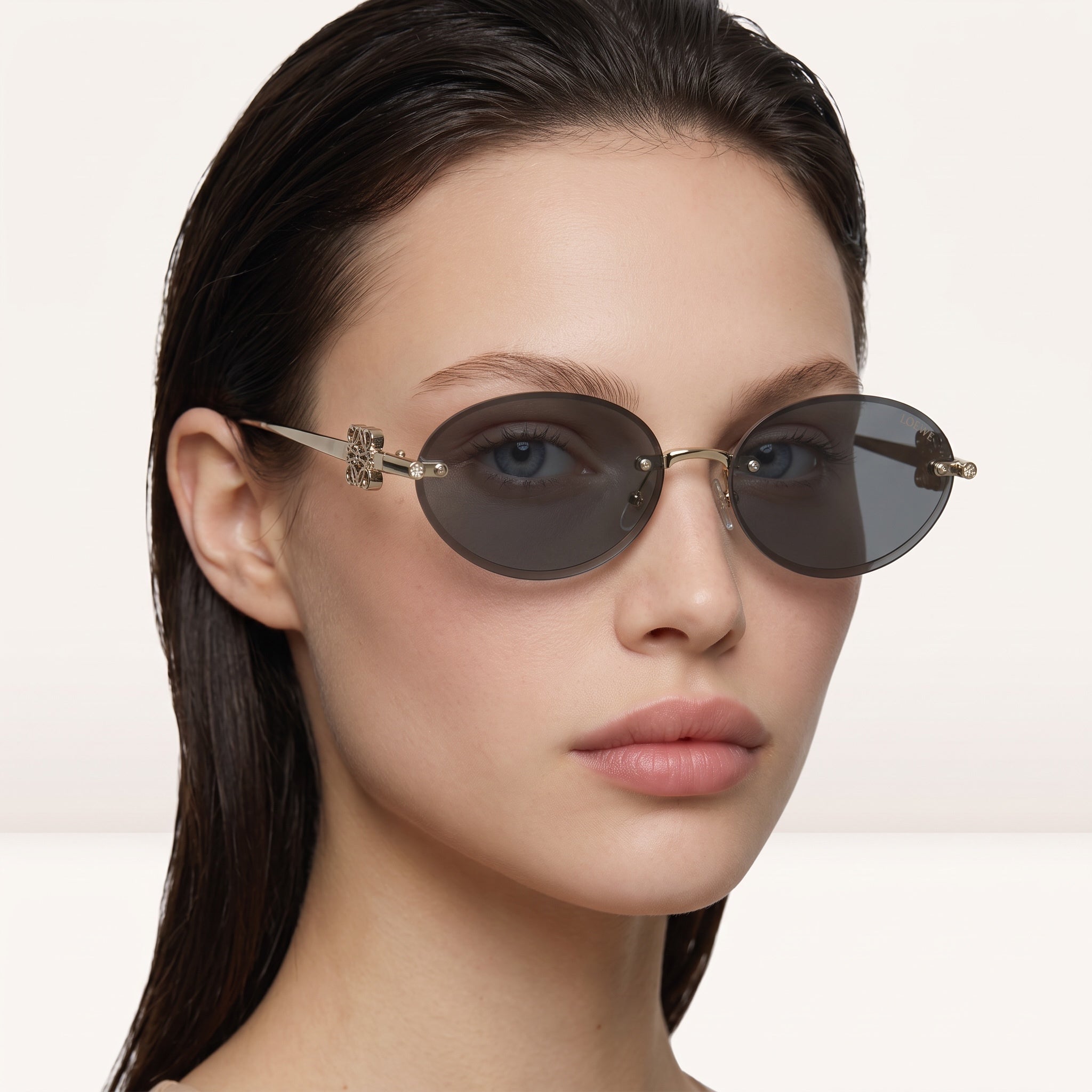 Loewe Sunglasses – Gold Brown Round Shades 🕶️✨
