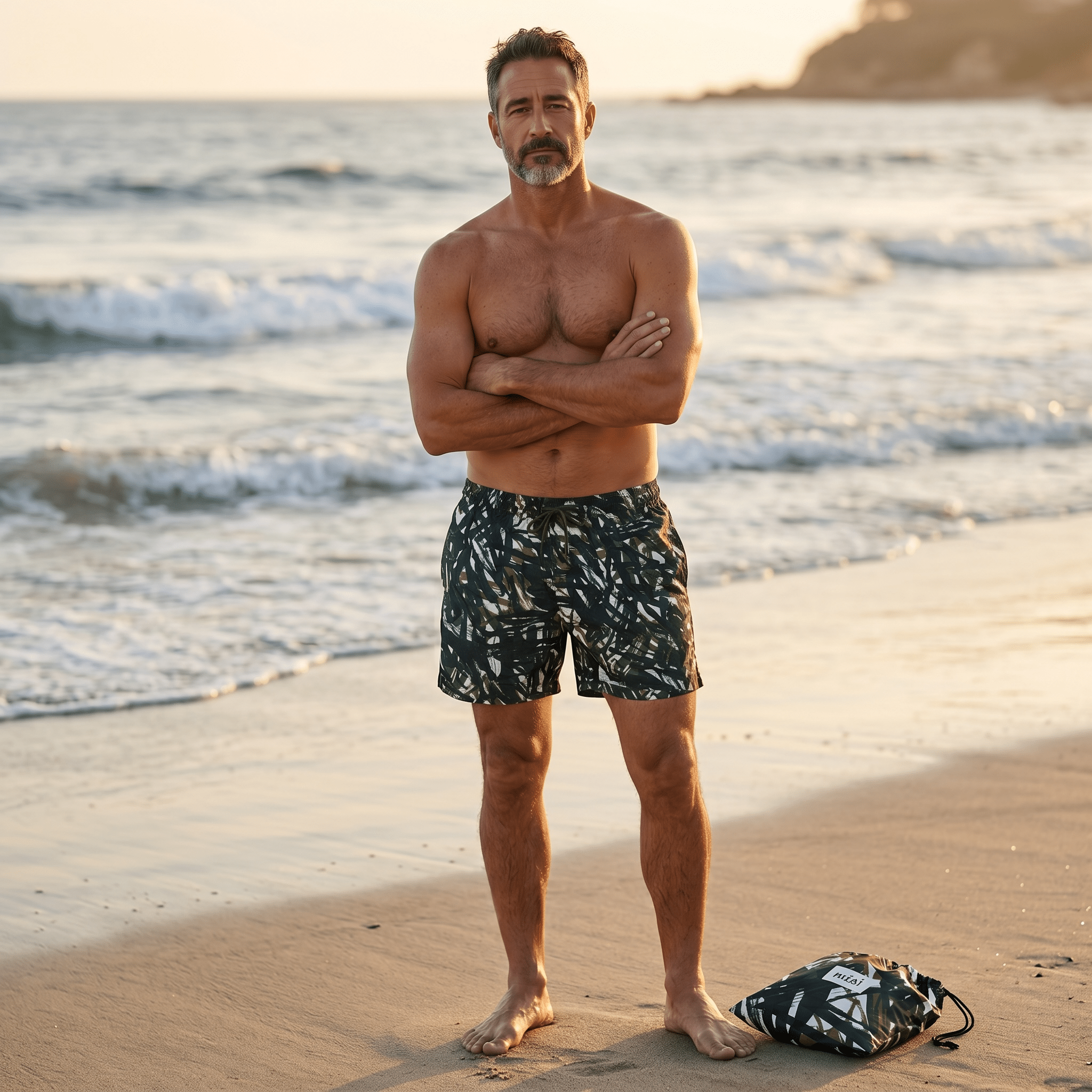 Abstract Camo Swim Shorts π΄π€