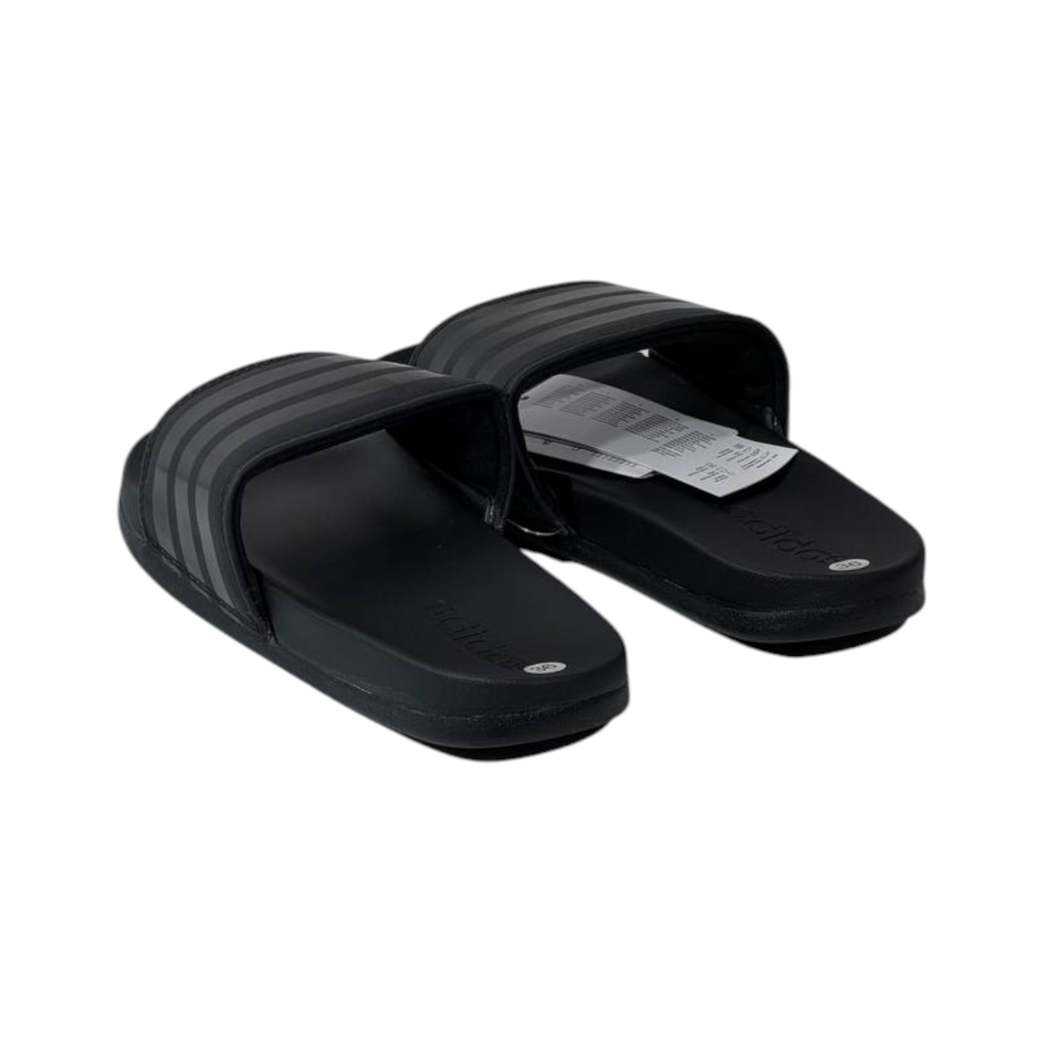 🖤 Adidas Adilette Mono Slides – Triple Black Edition ⚫✨