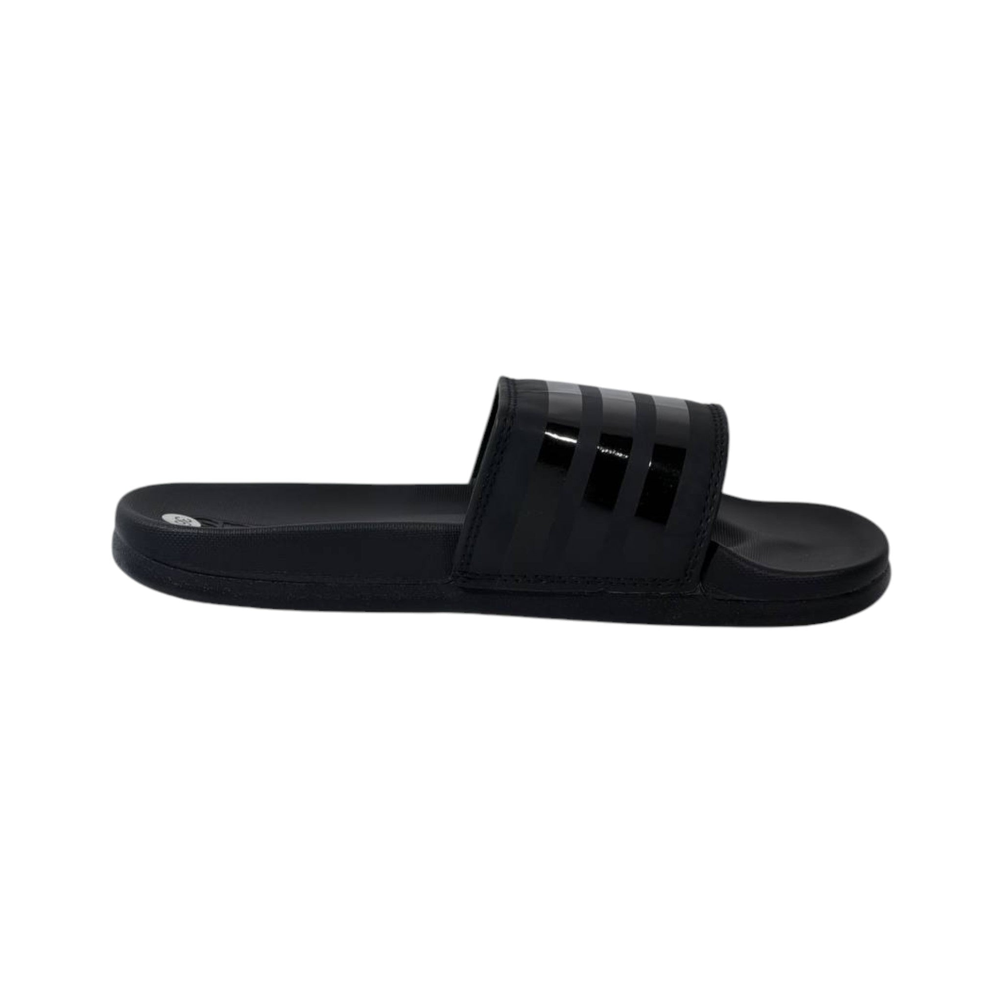 🖤 Adidas Adilette Mono Slides – Triple Black Edition ⚫✨