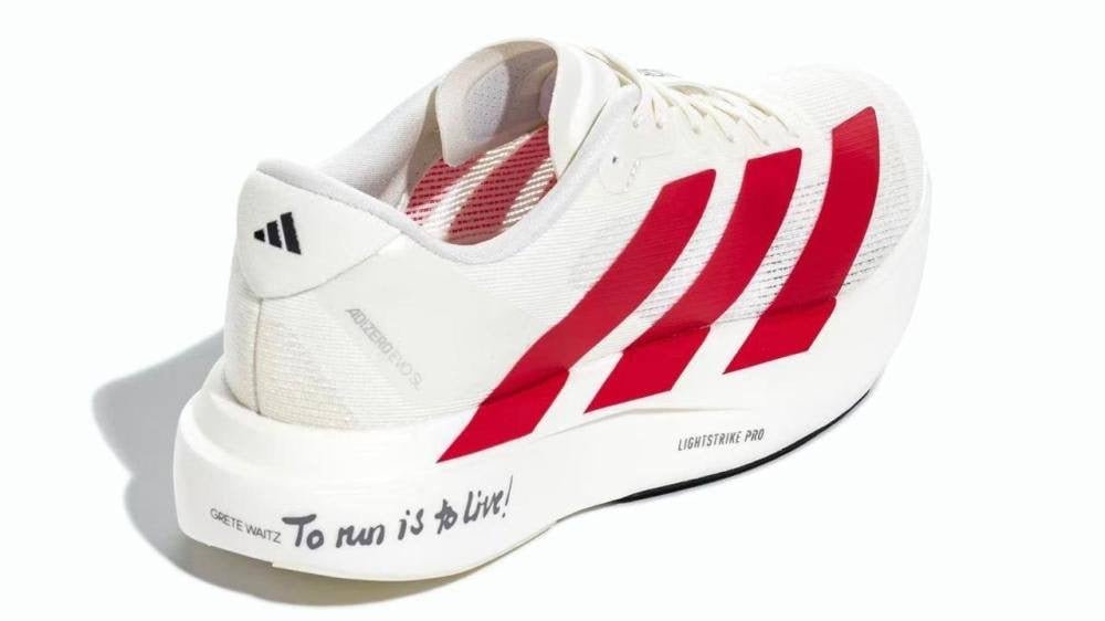 Adidas Adizero Running Shoes – White / Red