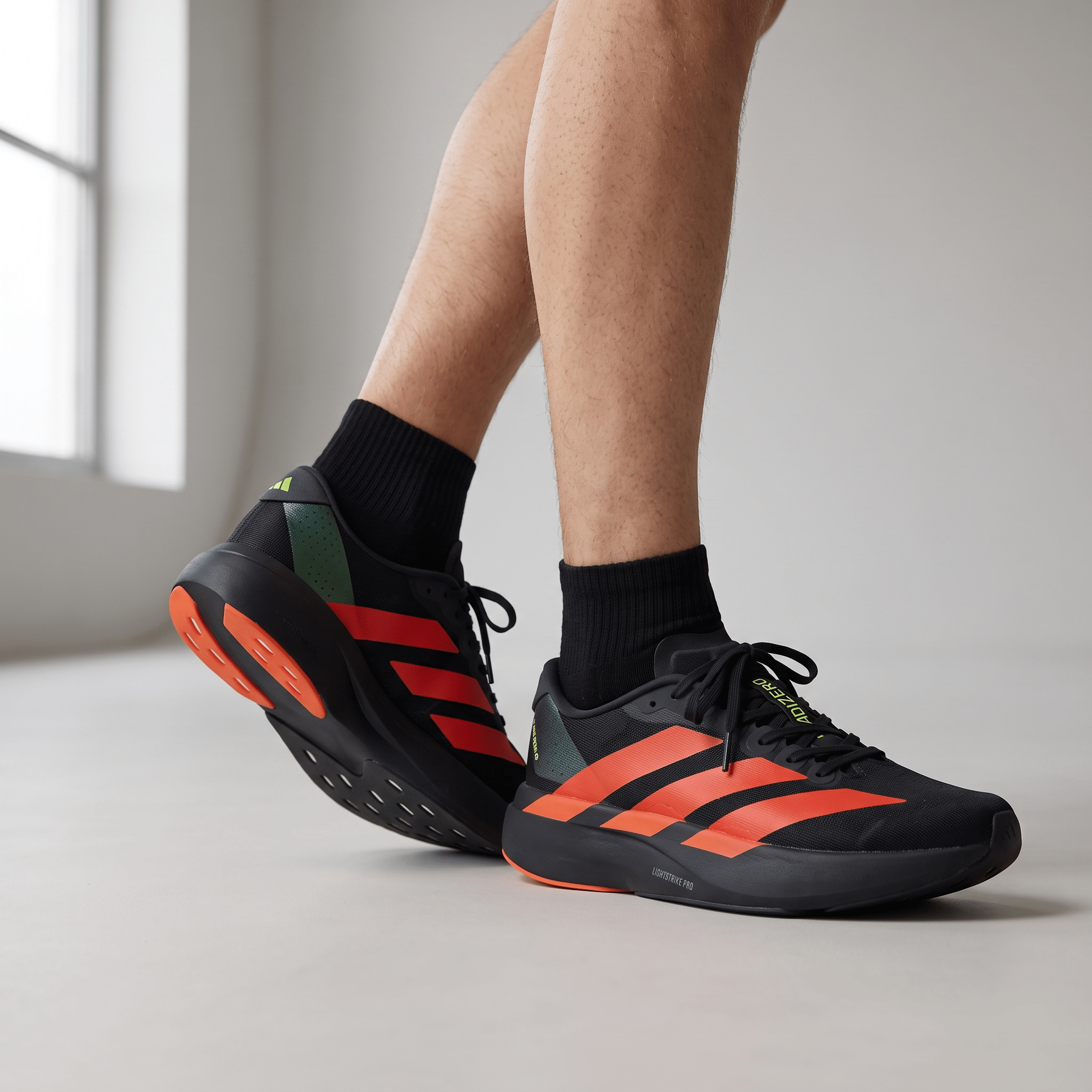 Adidas Adizero SL2 Running Shoes – Black / Solar Orange