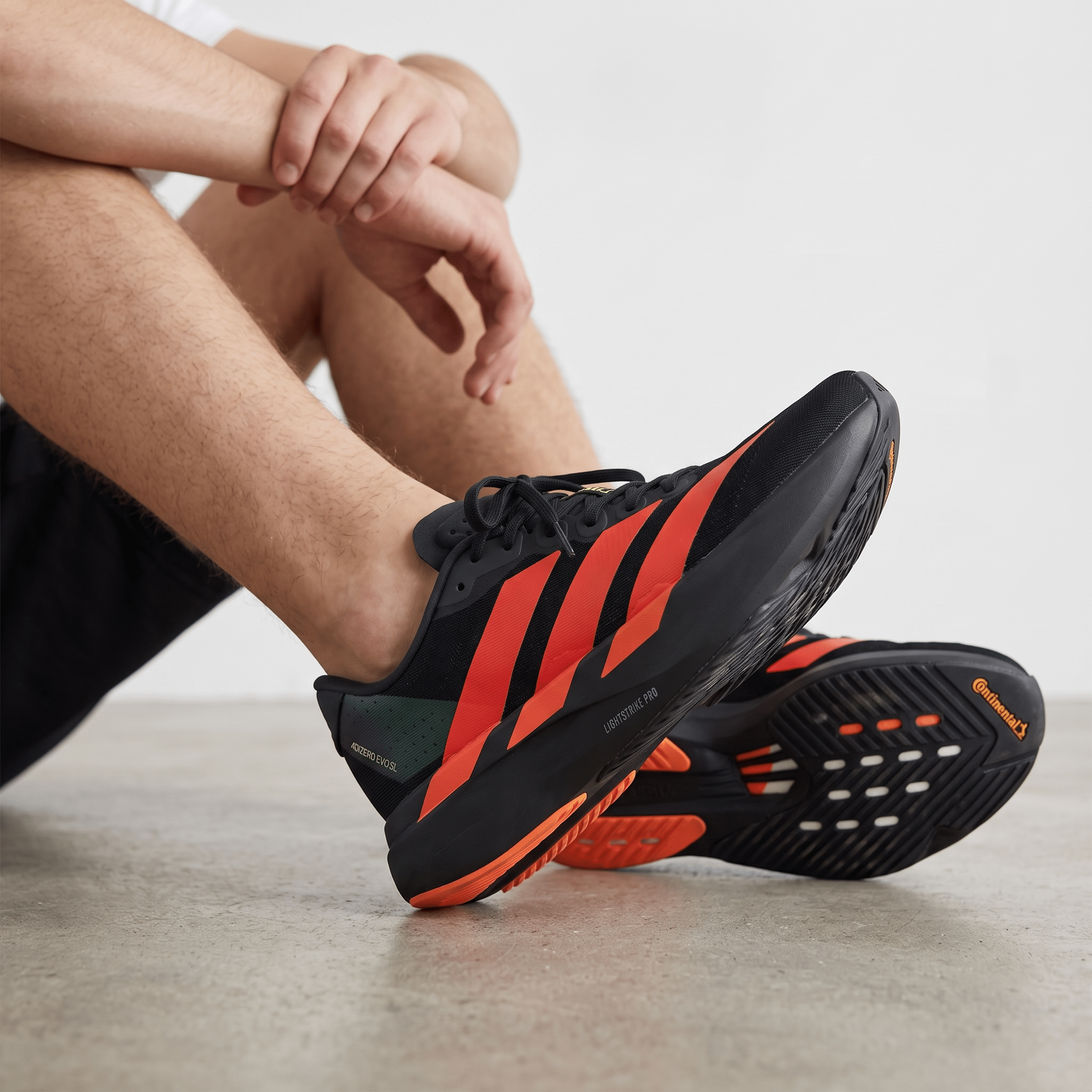 Adidas Adizero SL2 Running Shoes – Black / Solar Orange