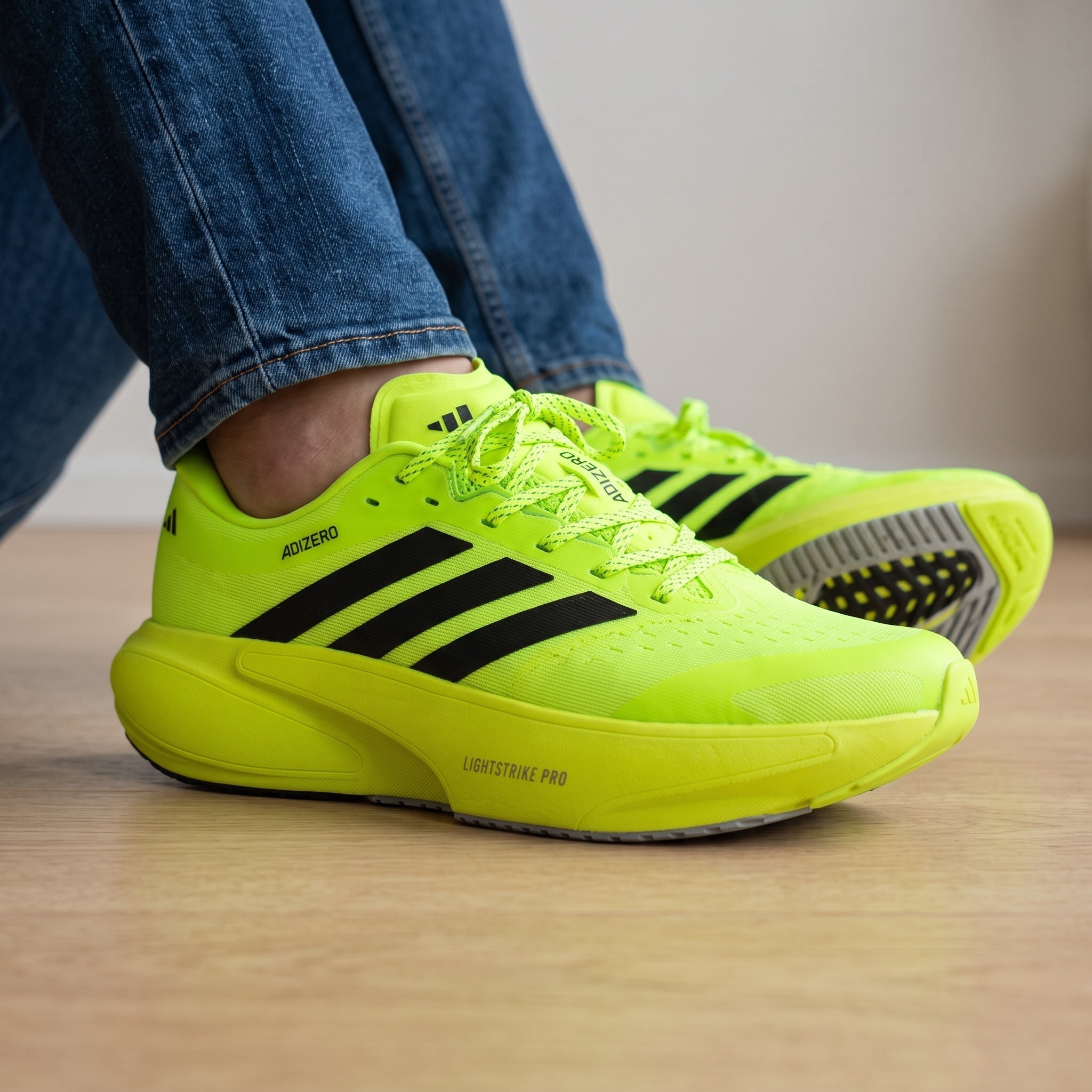 Adidas Adizero Supernova – Neon Yellow ⚡️