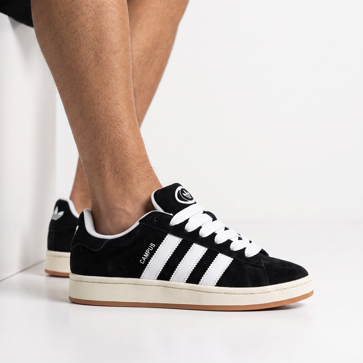 Adidas Campus Sneakers — Black & White
