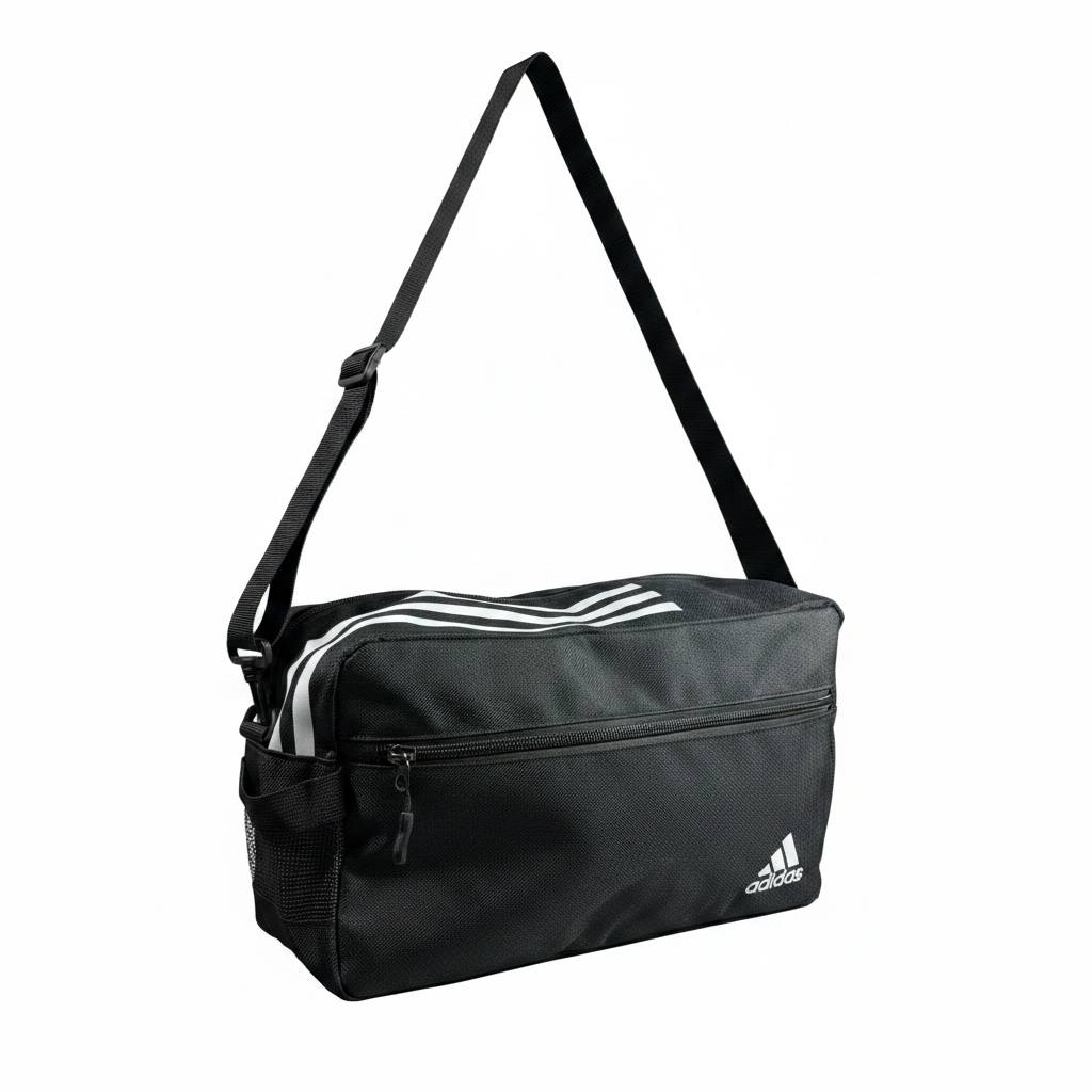 Adidas Classic Sports Duffel Bag 🖤✨ Gym & Travel Essential