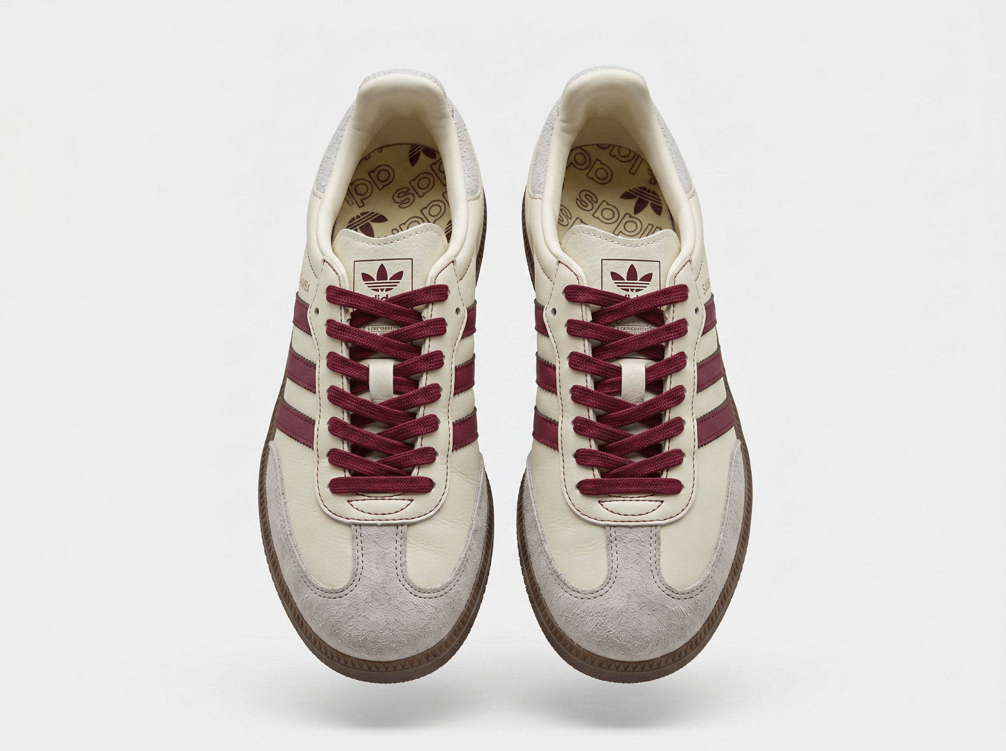 Adidas Samba Cream & Burgundy ππ€π·