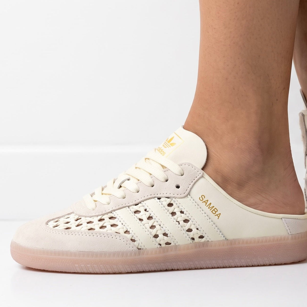 Adidas Samba Mule — Cream