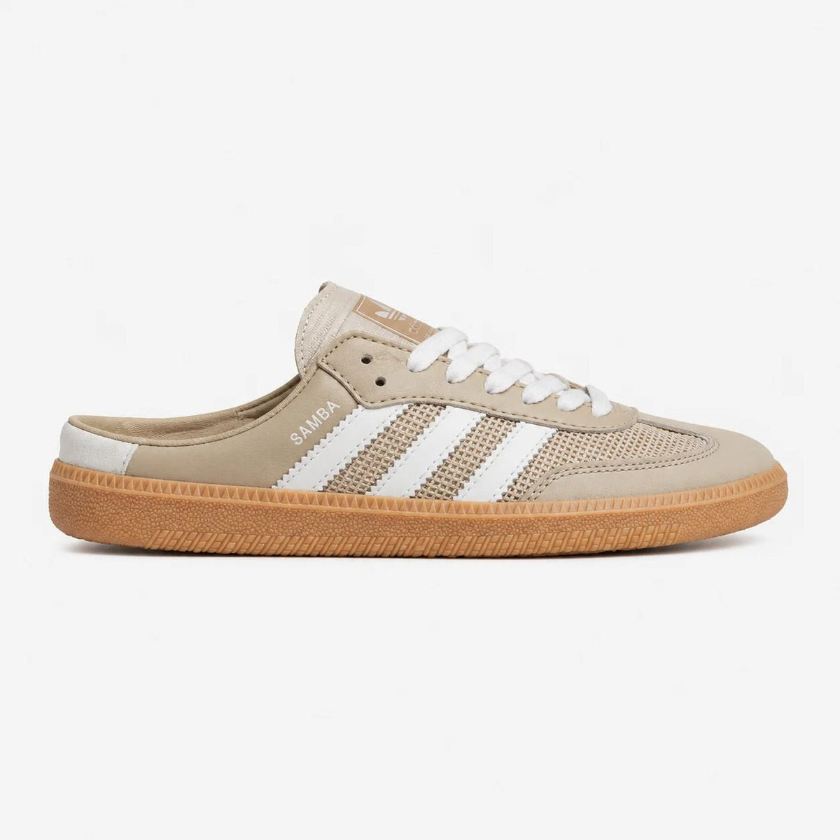 Adidas Samba Trainer Mule — Sand White