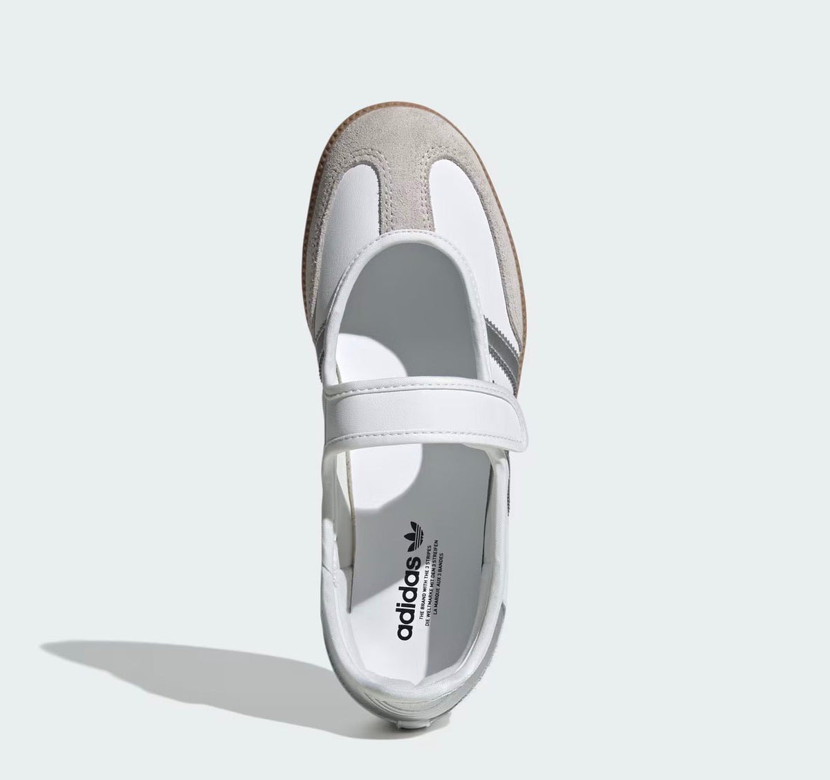 Adidas Samba Gum Mary Jane Velcro β White