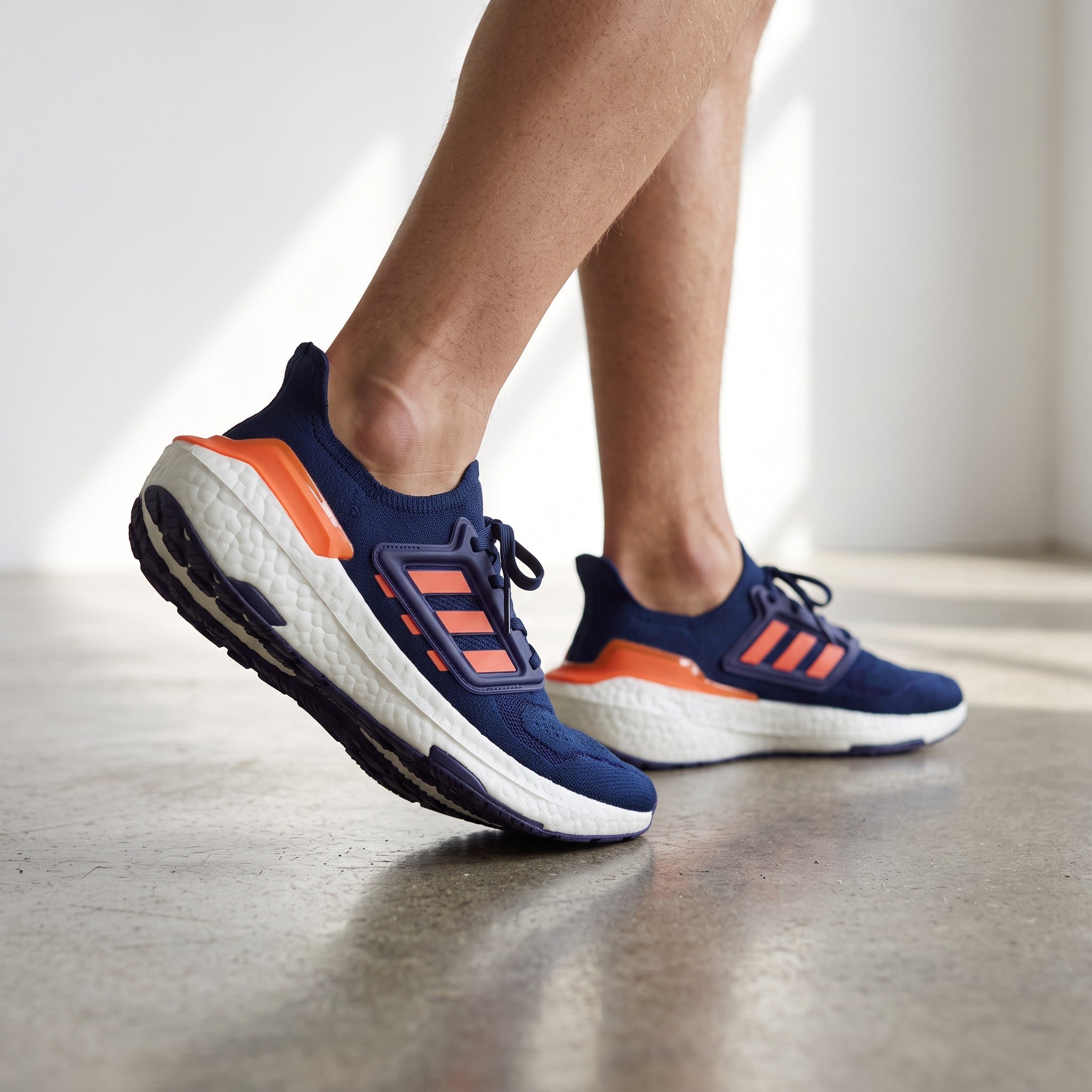 Adidas Ultraboost Running Shoes – Navy/Orange ⚡👟