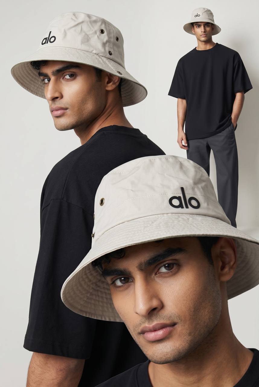 ALO Minimal Bucket Hat π€ | Beige Everyday Streetwear Essential