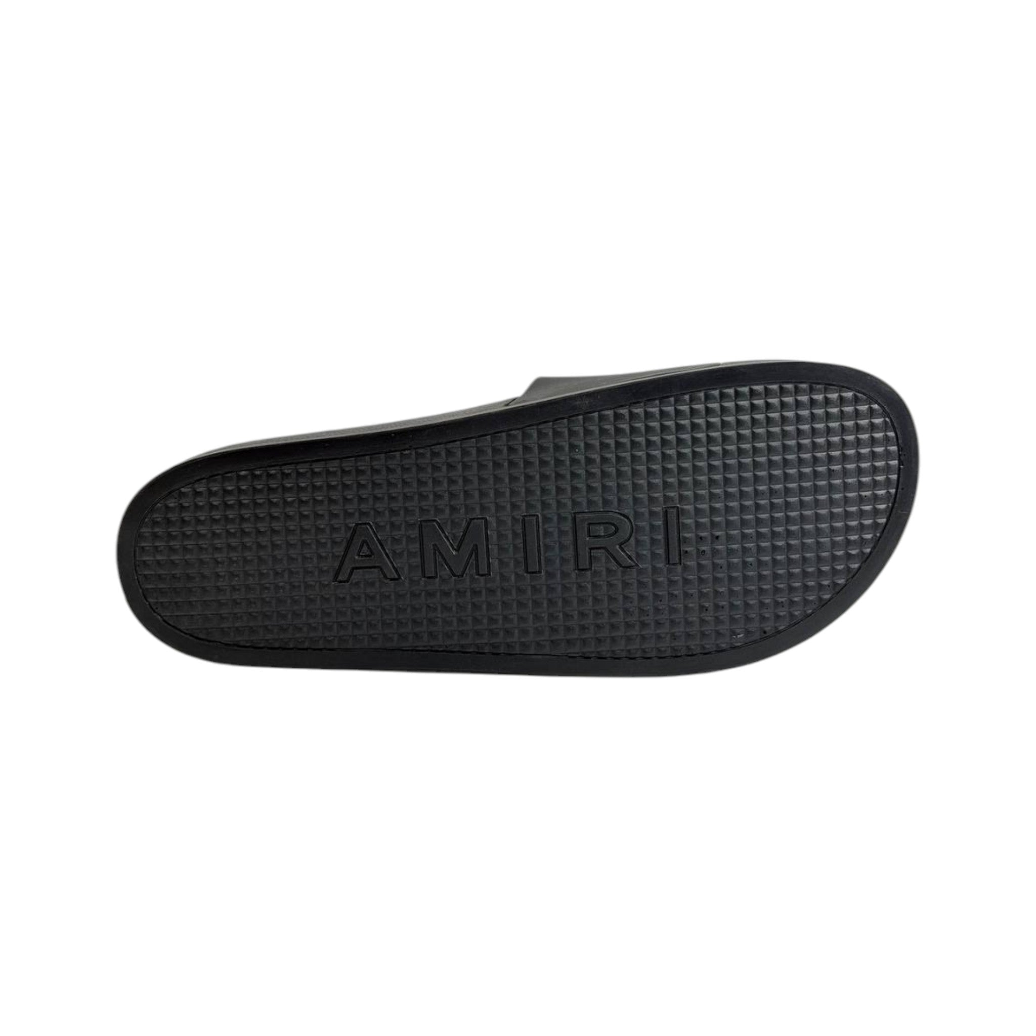 AMIRI Black Logo Slides – Premium Minimalist Luxury Sandals 🖤👡