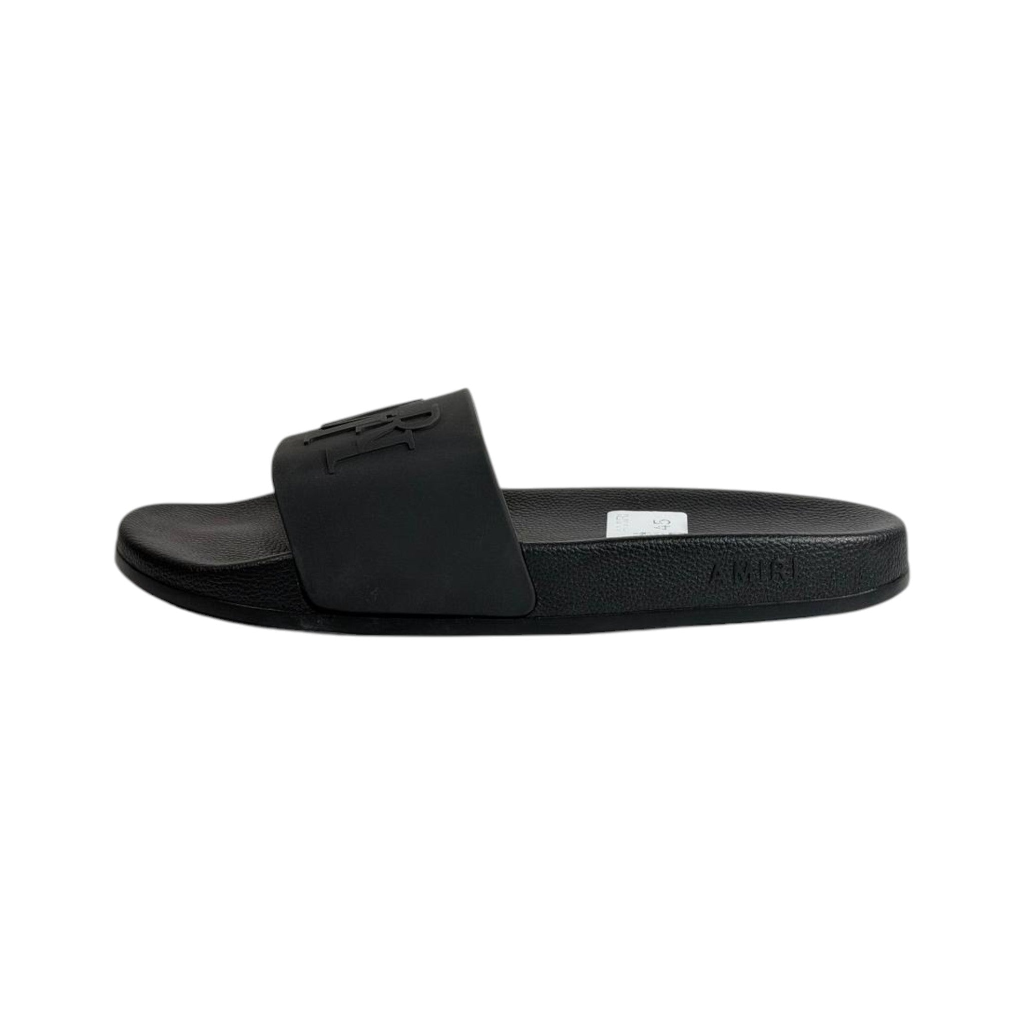 AMIRI Black Logo Slides β Premium Minimalist Luxury Sandals π€π‘
