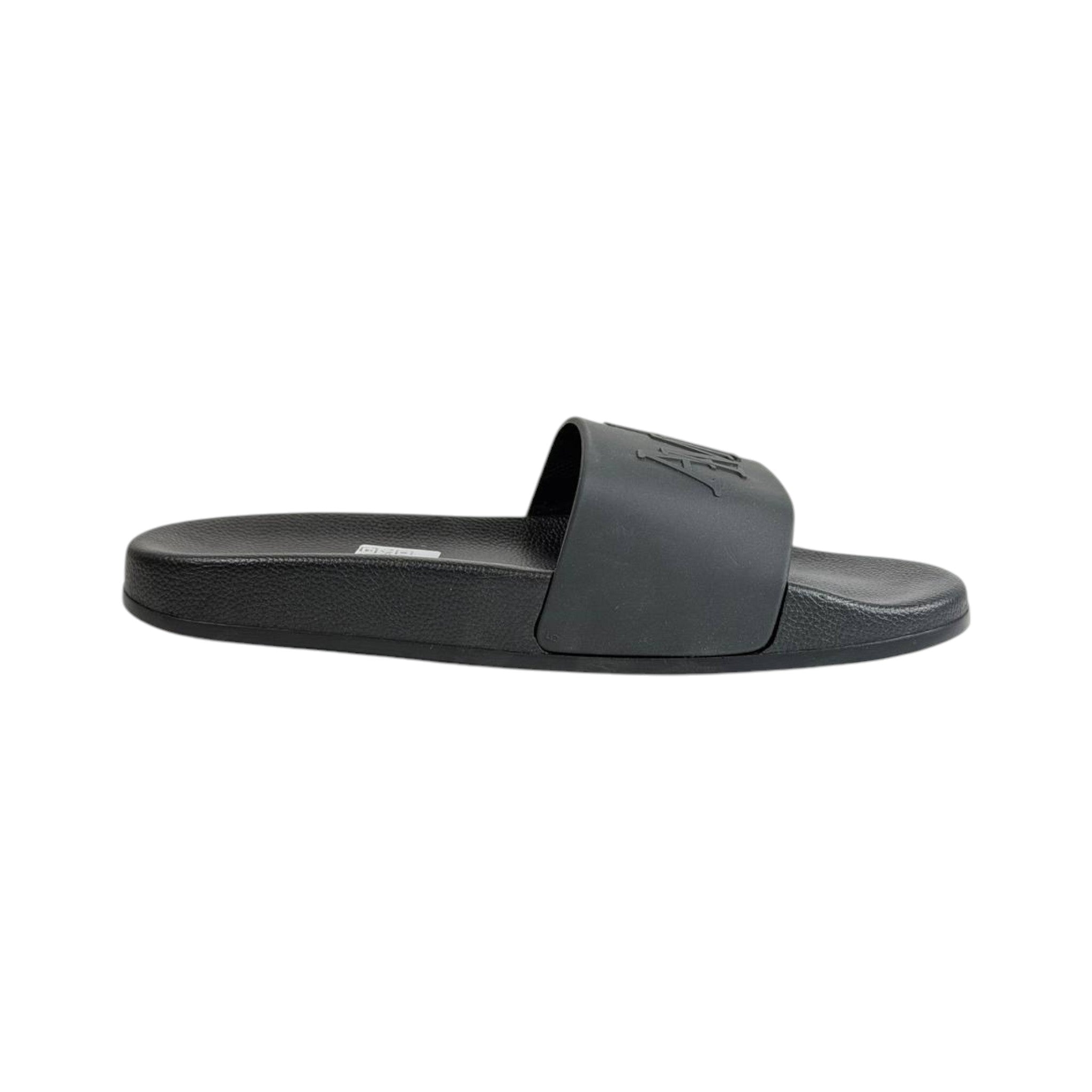 AMIRI Black Logo Slides β Premium Minimalist Luxury Sandals π€π‘