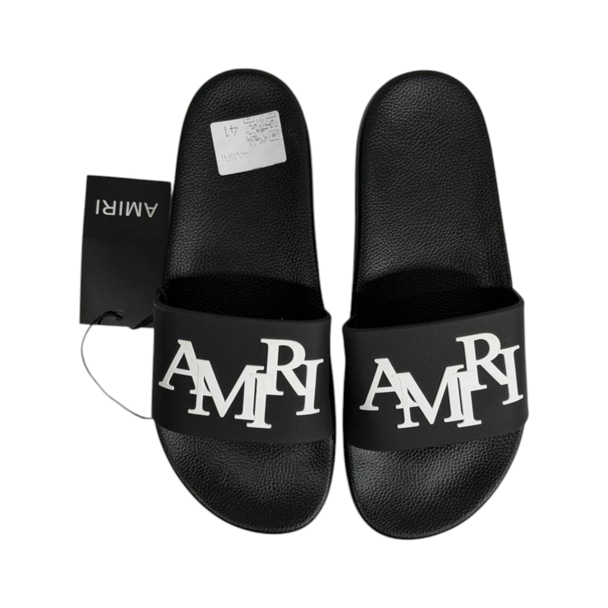 Amiri Black Slides β Bold Luxury Comfort Sandals π€π₯
