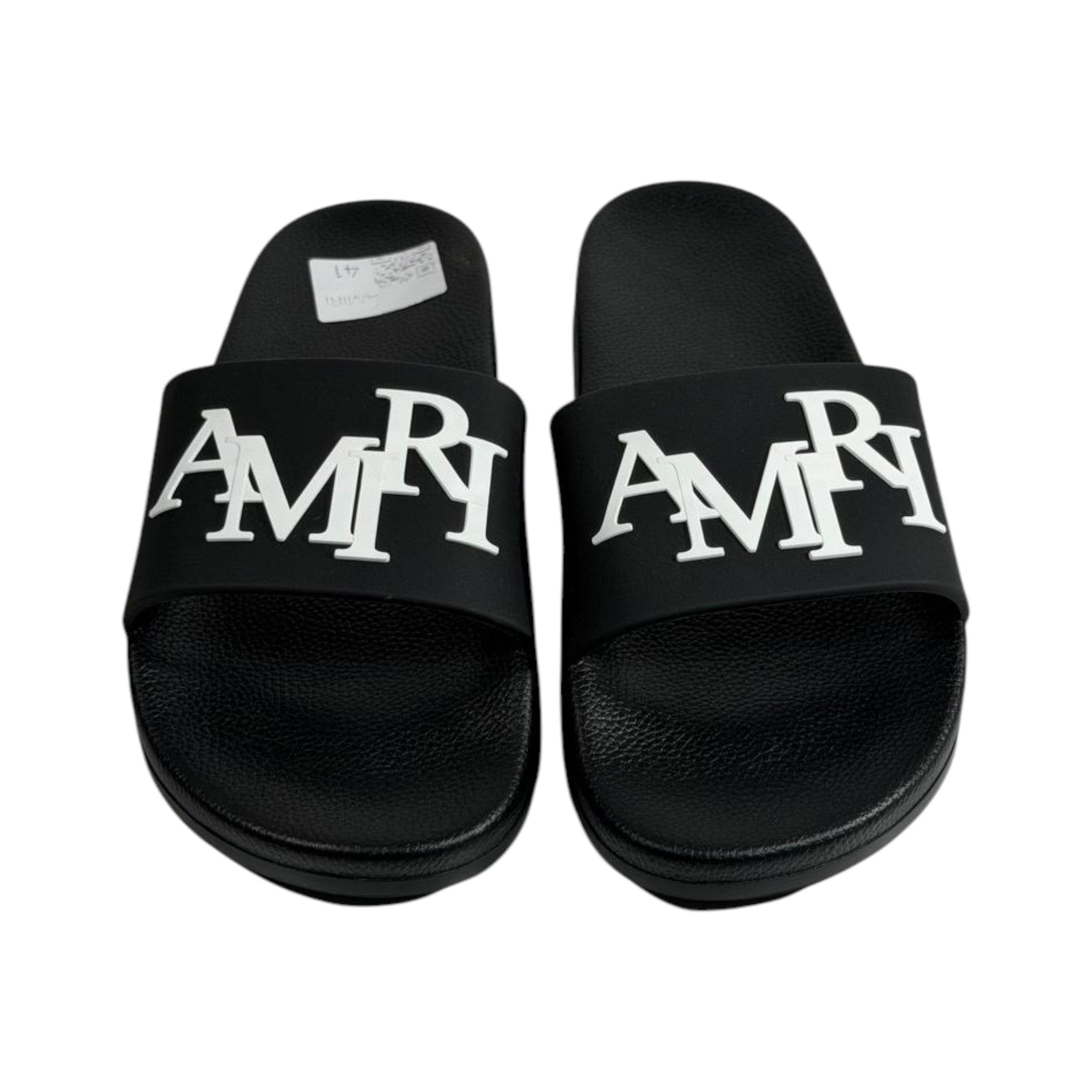 Amiri Black Slides β Bold Luxury Comfort Sandals π€π₯