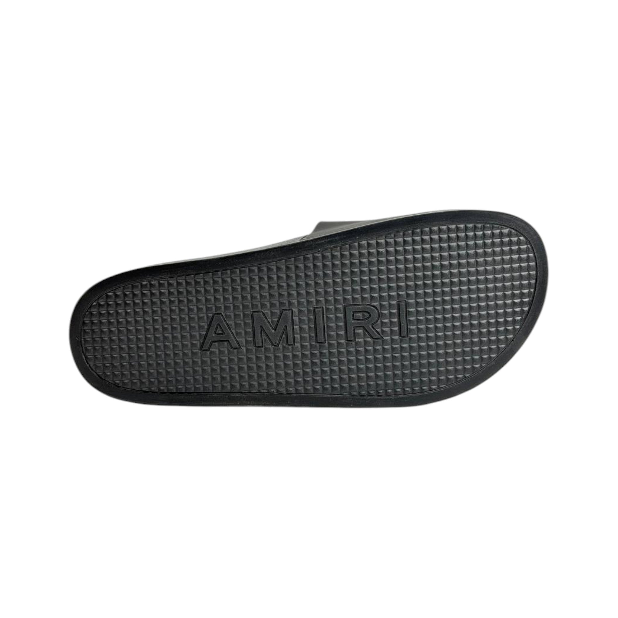 Amiri Black Slides β Bold Luxury Comfort Sandals π€π₯
