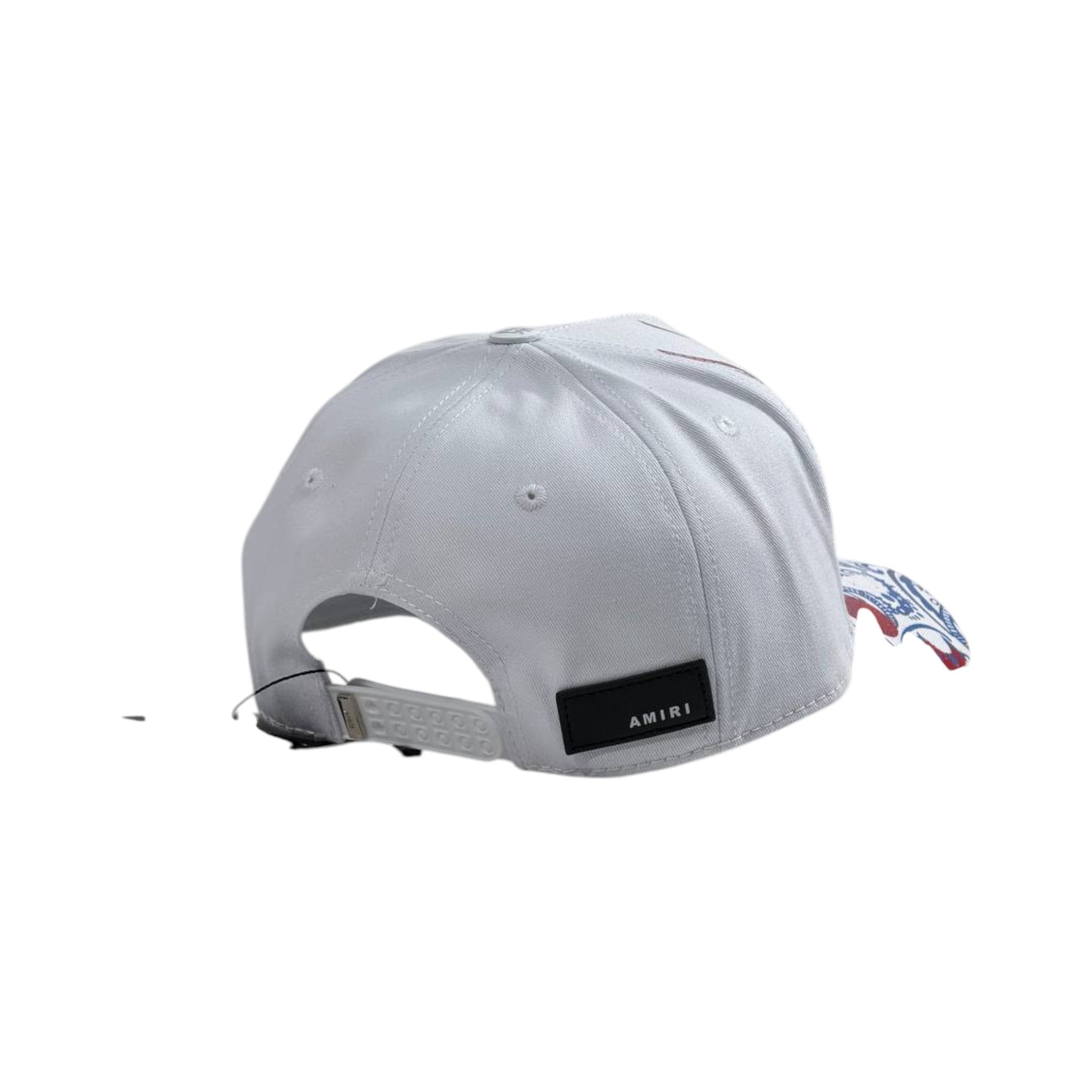 🔥 Amiri Flame Logo Cap | White Luxury Streetwear Hat 🧢