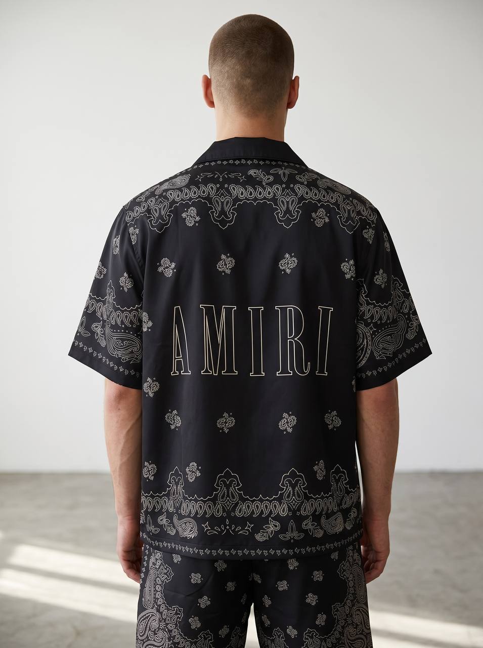 Amiri Paisley Silk Shirt β Black Luxury Resort Shirt π€β¨