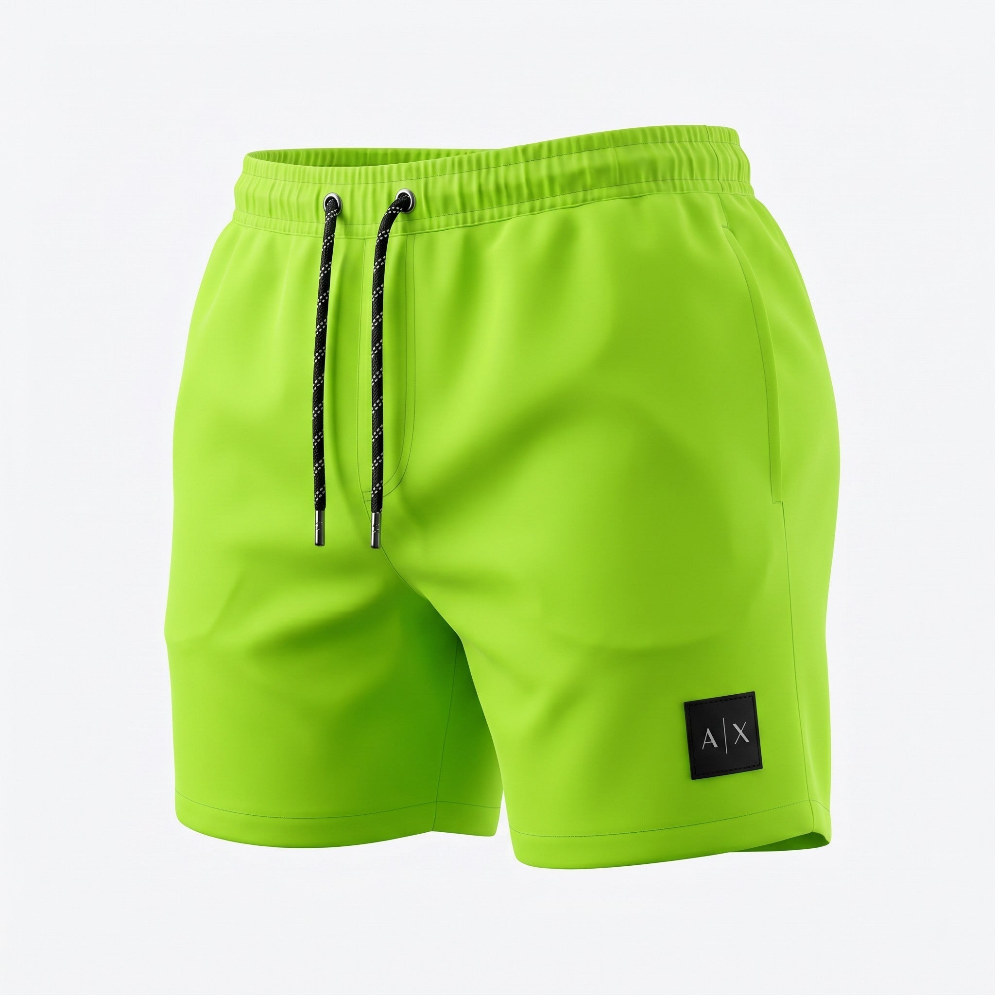 Armani Exchange Essential Swim Shorts – Neon Green 💚🌊
