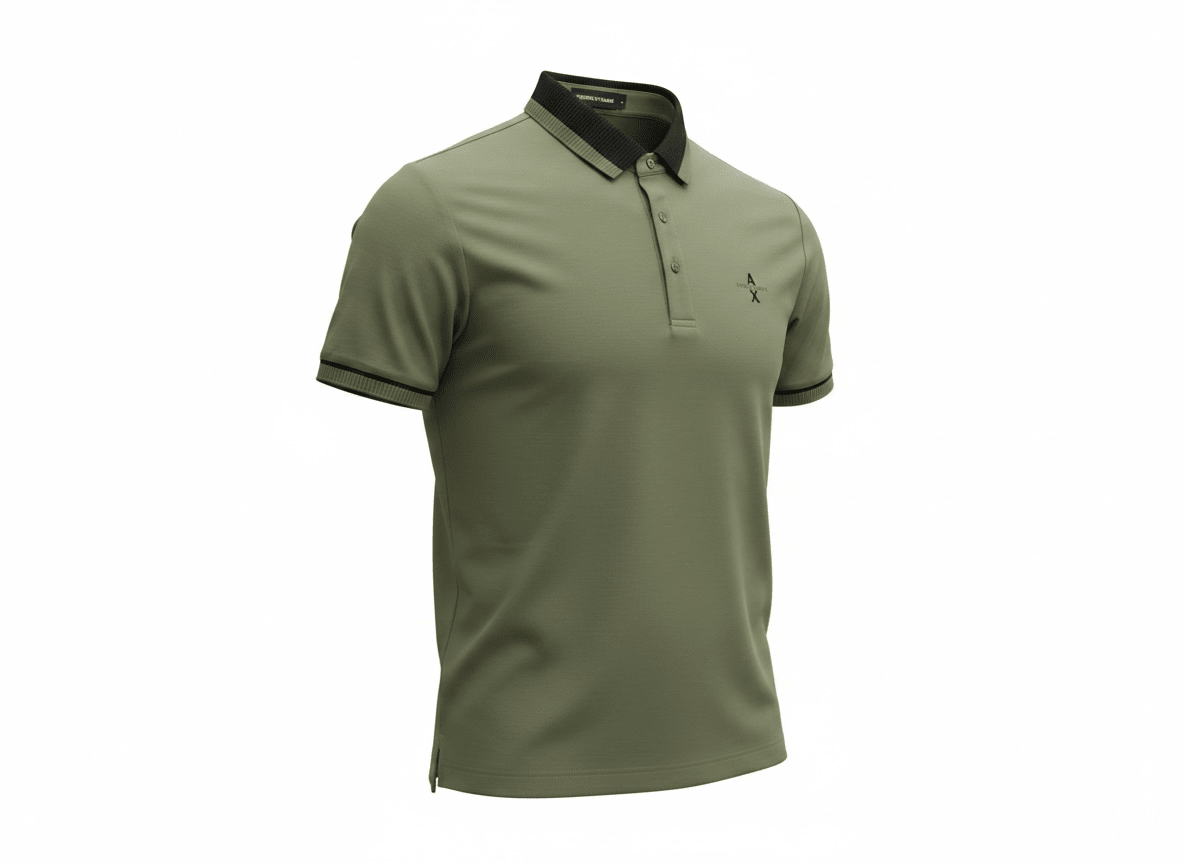 Armani Exchange Olive Polo Shirt ππ€ Smart Casual Essential