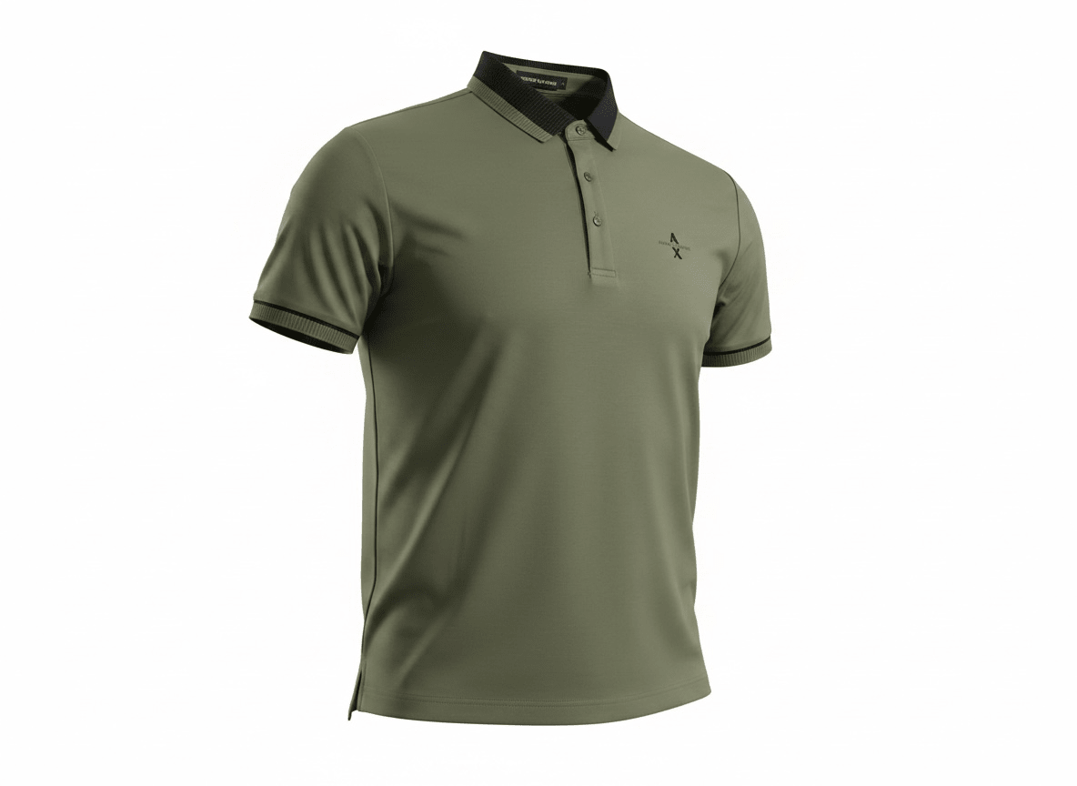 Armani Exchange Olive Polo Shirt ππ€ Smart Casual Essential