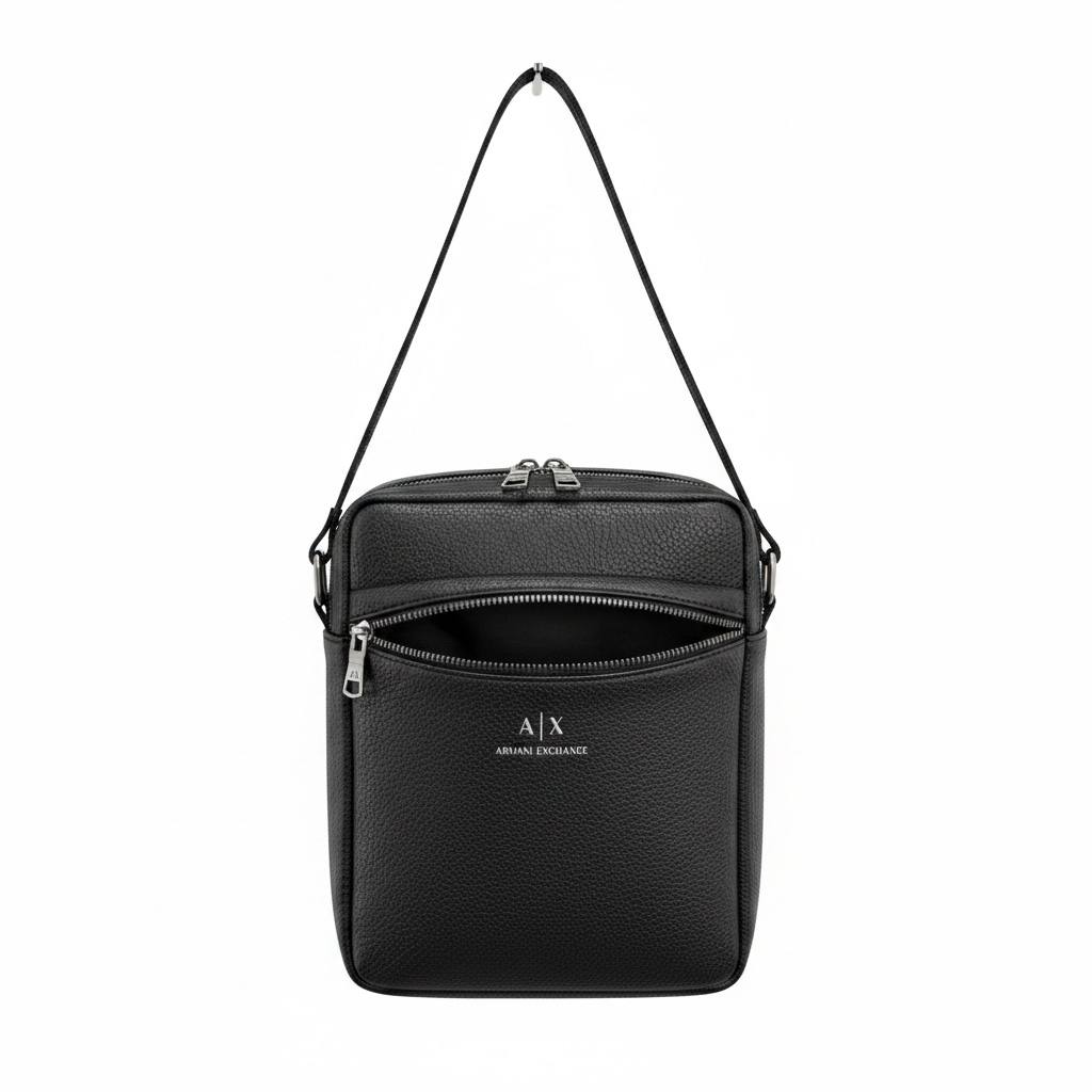 Armani Exchange Premium Black Crossbody Bag β Stylish Everyday Shoulder Bag π€β¨