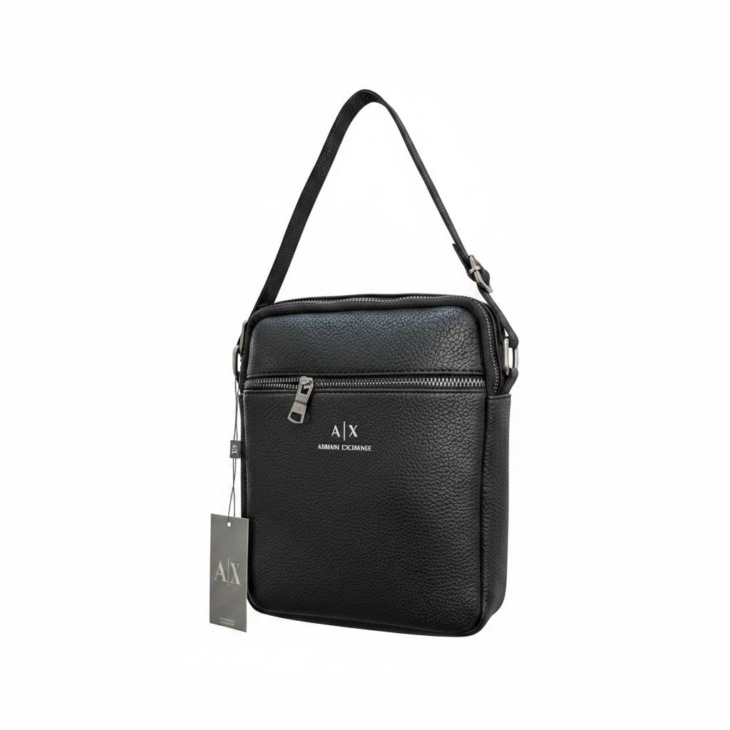 Armani Exchange Premium Black Crossbody Bag β Stylish Everyday Shoulder Bag π€β¨