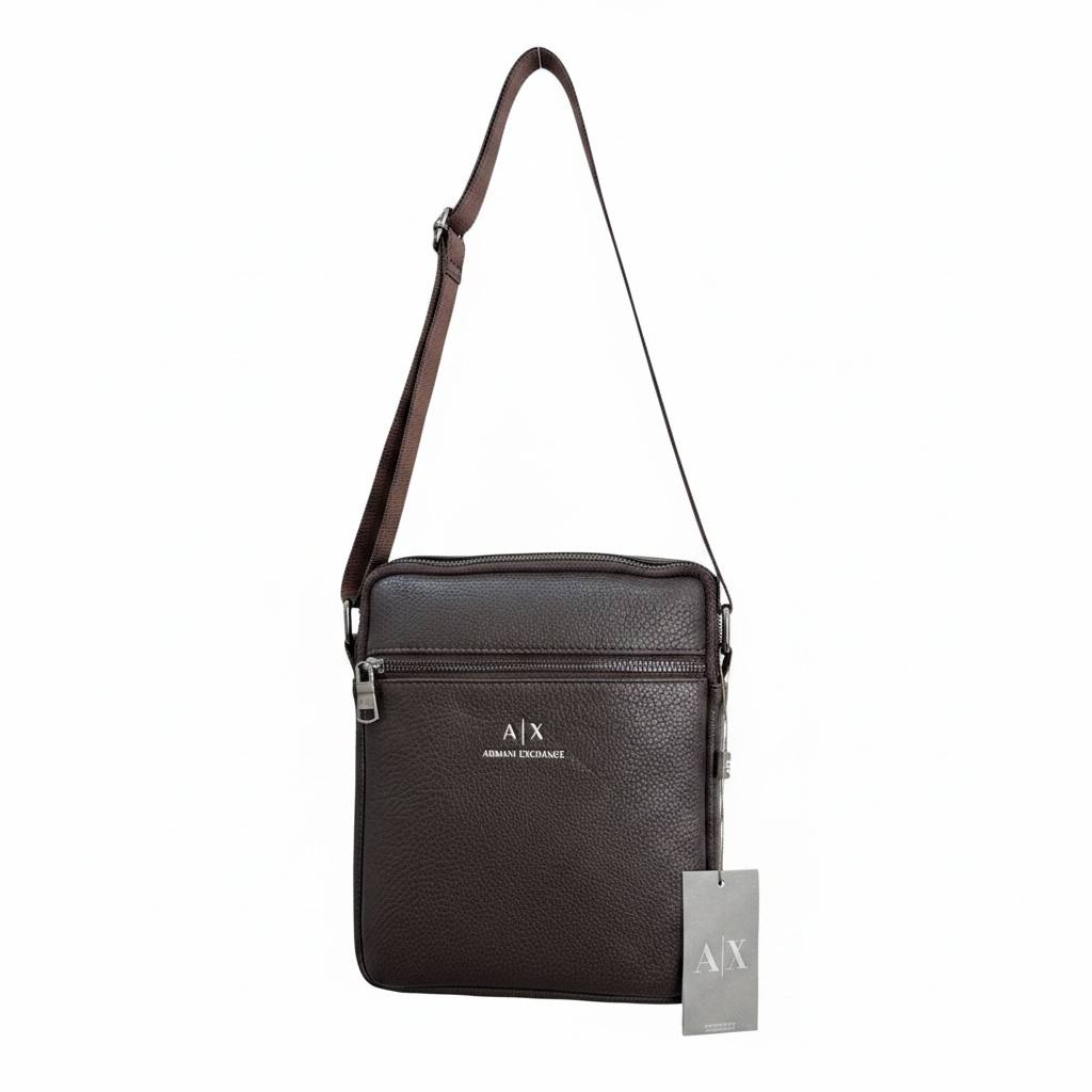 Armani Exchange Premium Brown Crossbody Bag β Elegant Everyday Shoulder Bag π€β¨