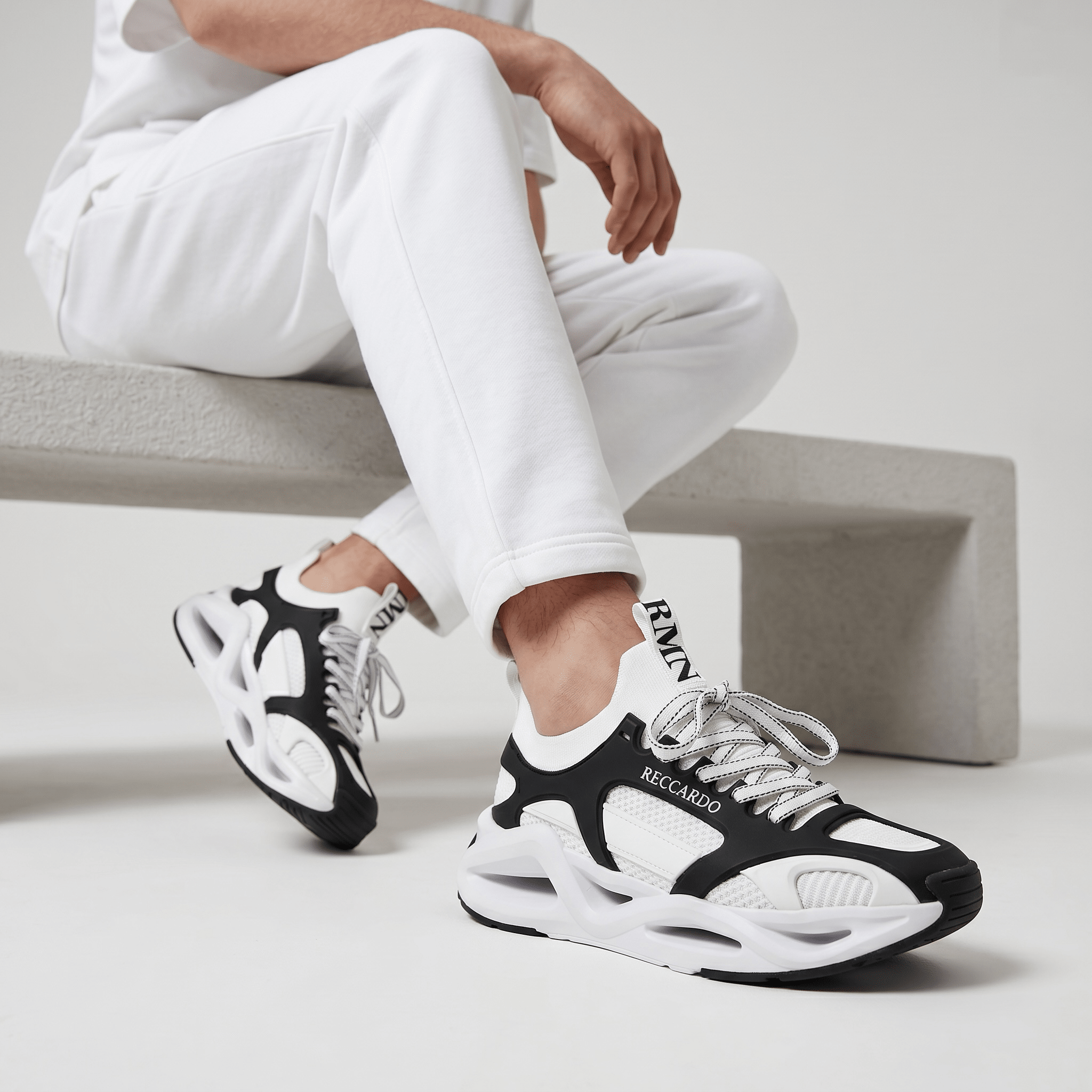 π€π€ Armani Reccardo Futuristic Chunky Sneakers πβ‘