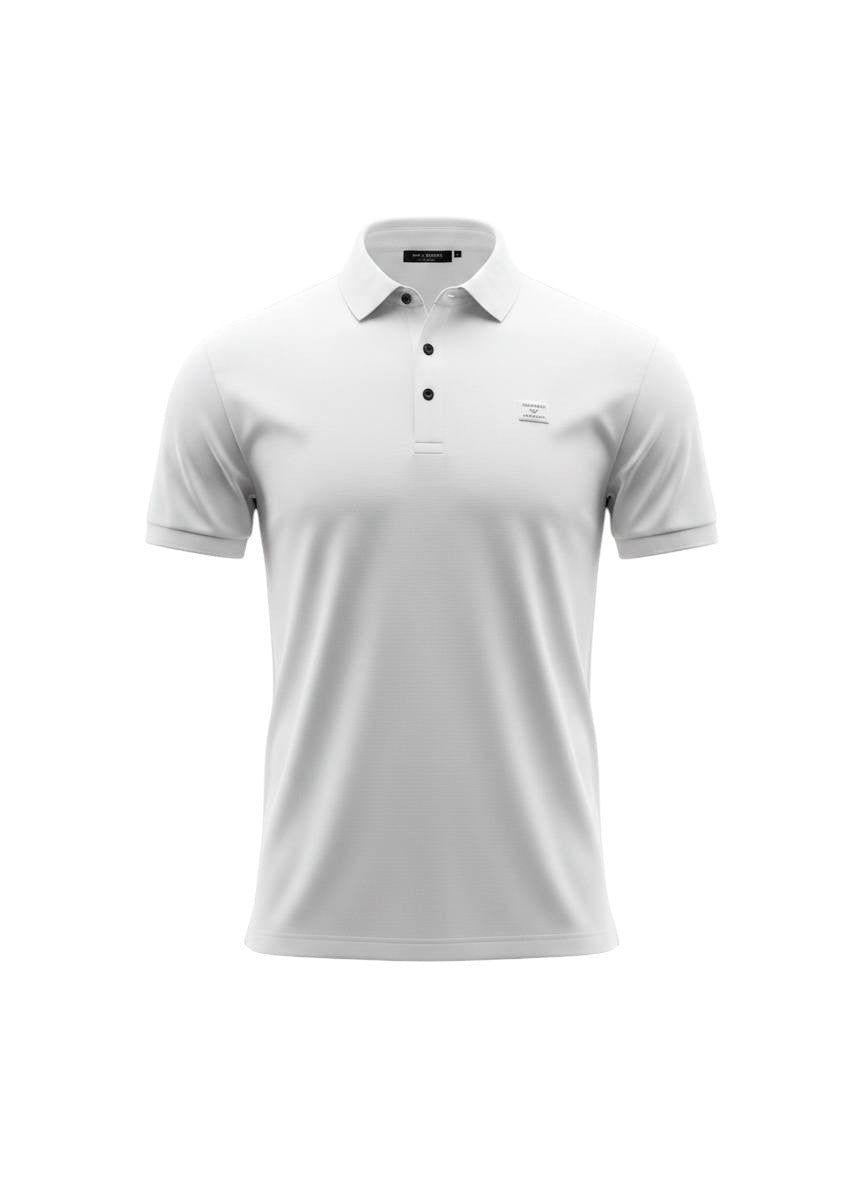 Armani White Premium Polo Shirt β Luxury Smart Casual Essential π€β¨