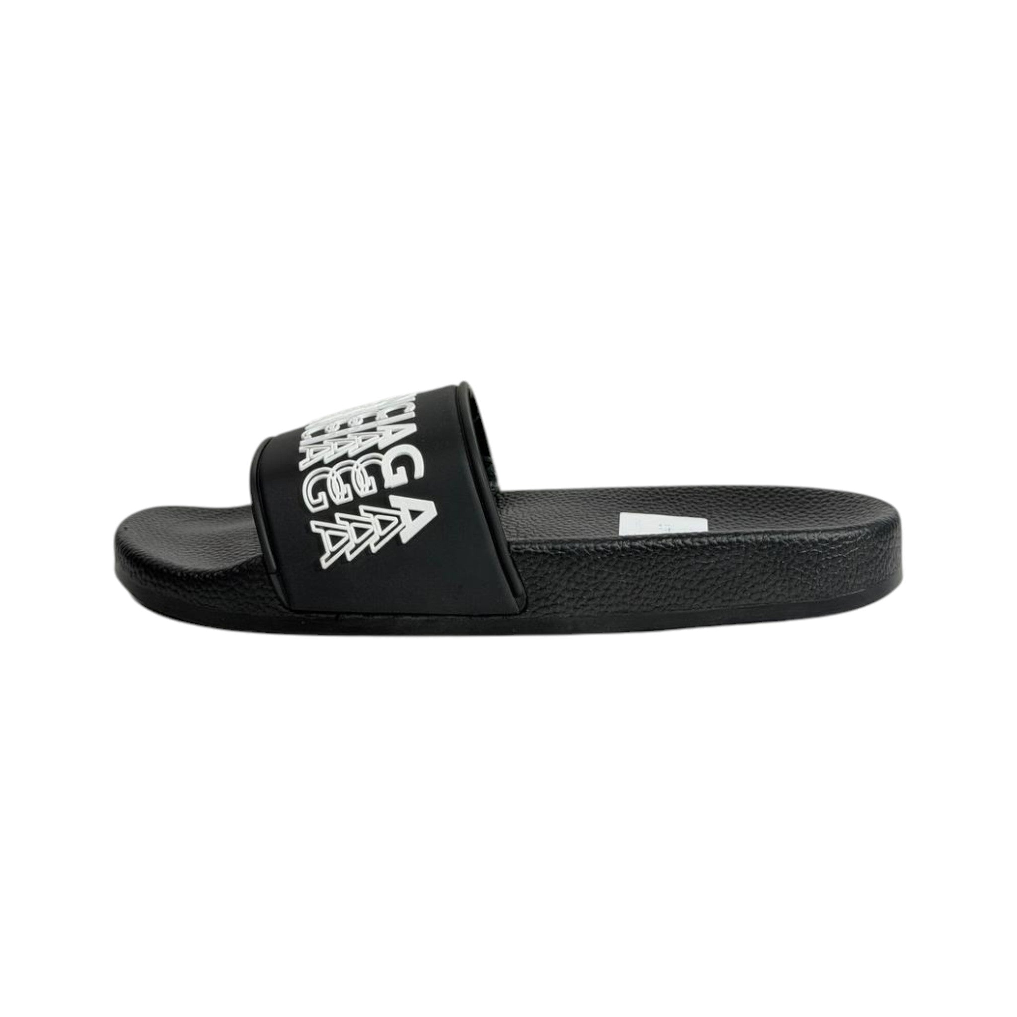 Balenciaga Black Logo Slides – Luxury Streetwear Comfort Sandals 🖤🔥