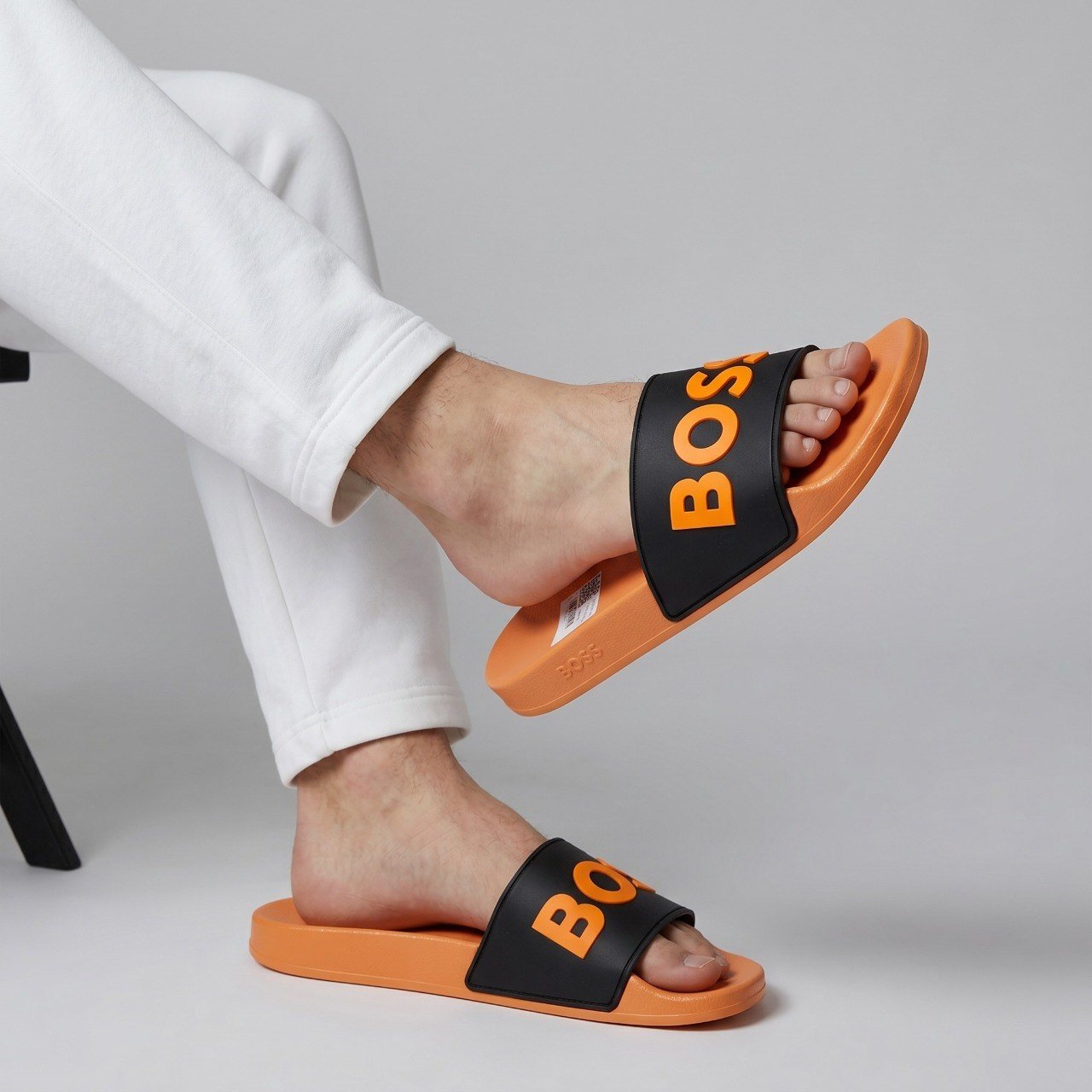 π§‘π€ BOSS Logo Slide Sandals β Premium Men's Casual Slides