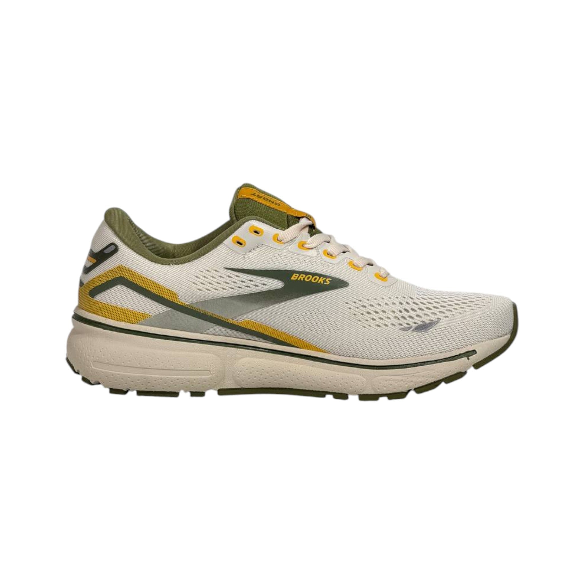 🤍💚 Brooks Adrenaline GTS 23 Running Shoes – Cream Olive Edition 🏃♂️⚡