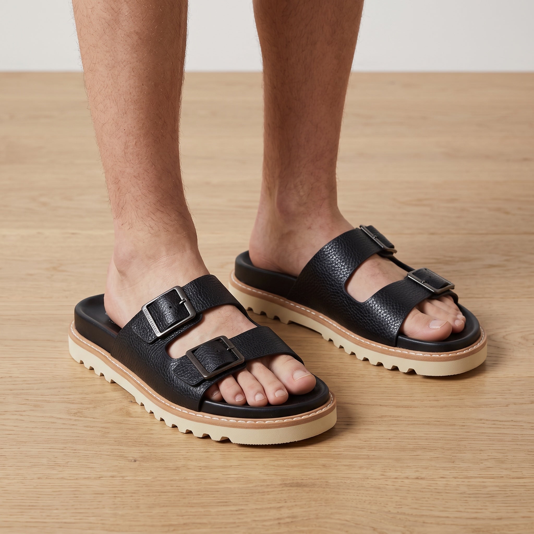 Brunello Cucinelli Buckled Sandal β Black π€