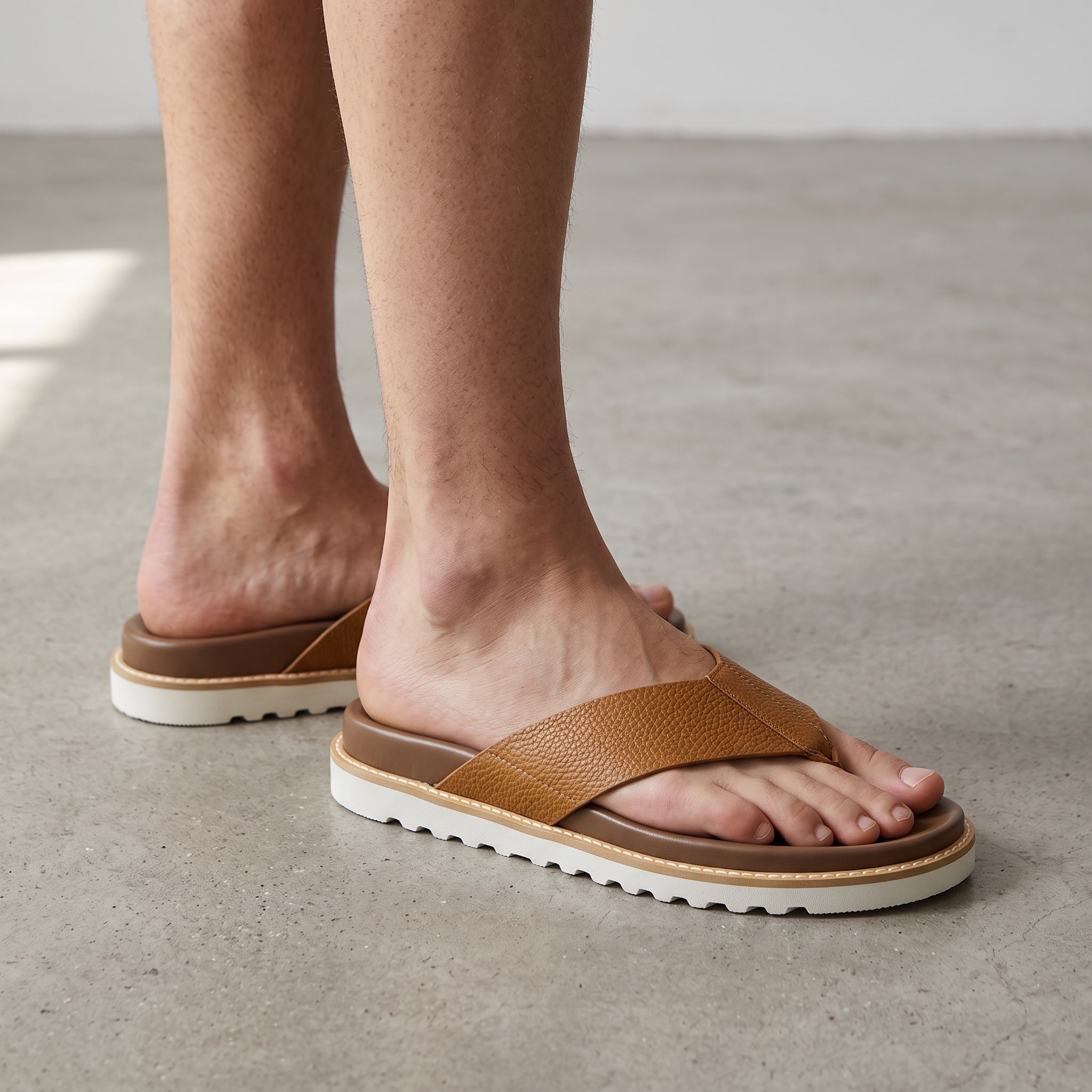 Brunello cucinelli Sandal โ Tan Leather ๐ฉด