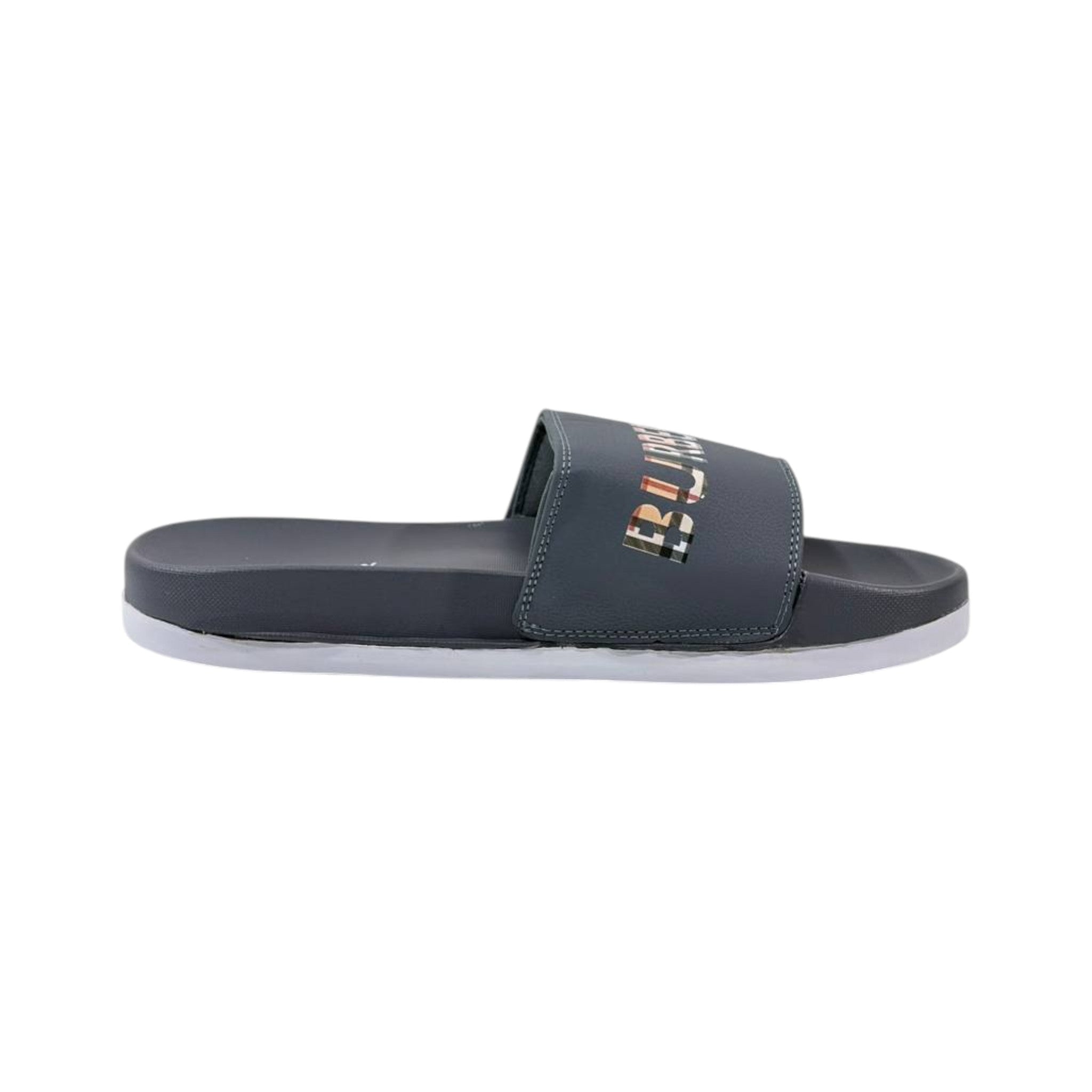 Burberry Grey Comfort Slides π©Άβ¨