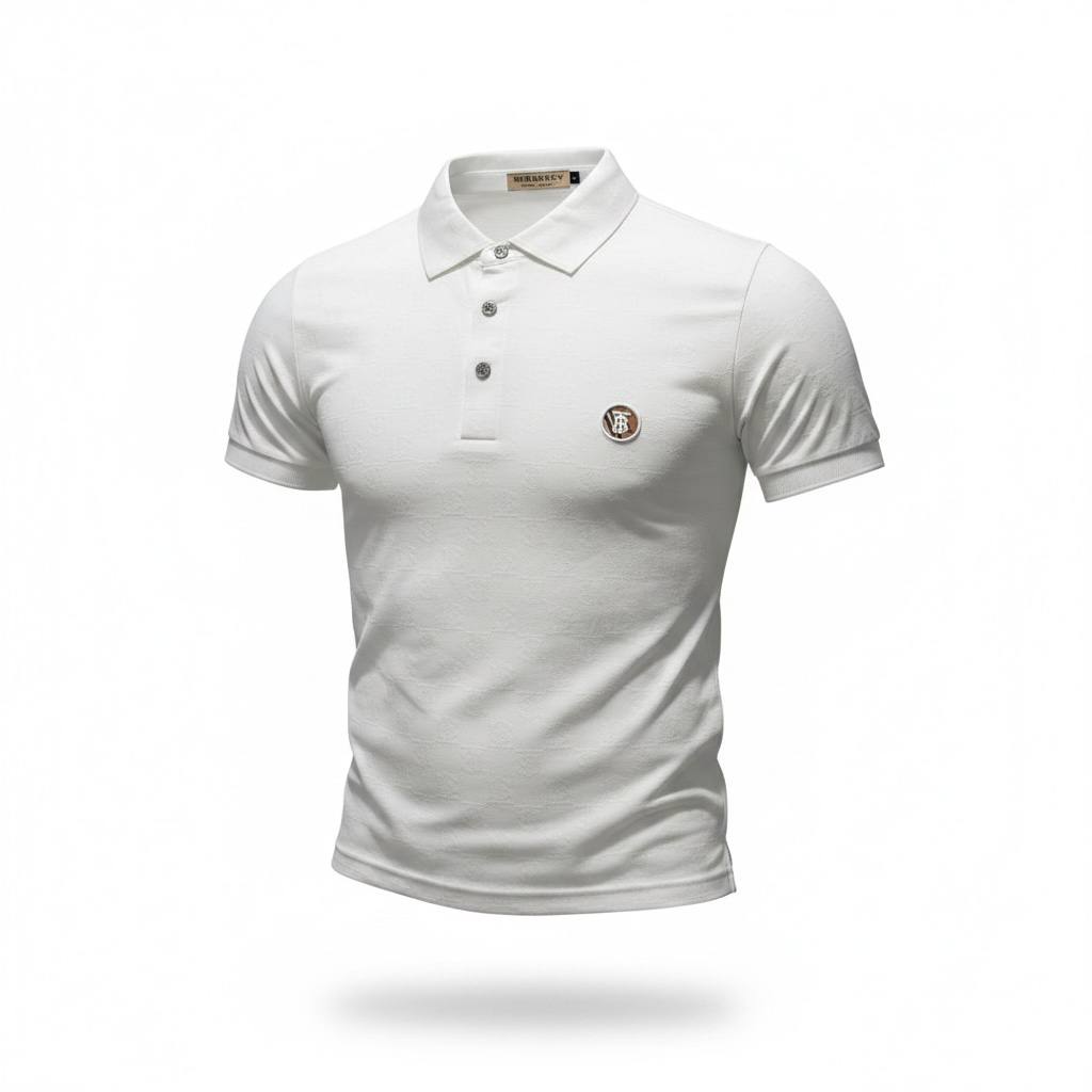 π€ Burberry White Polo Shirt β Classic Minimal Logo Polo πβ¨