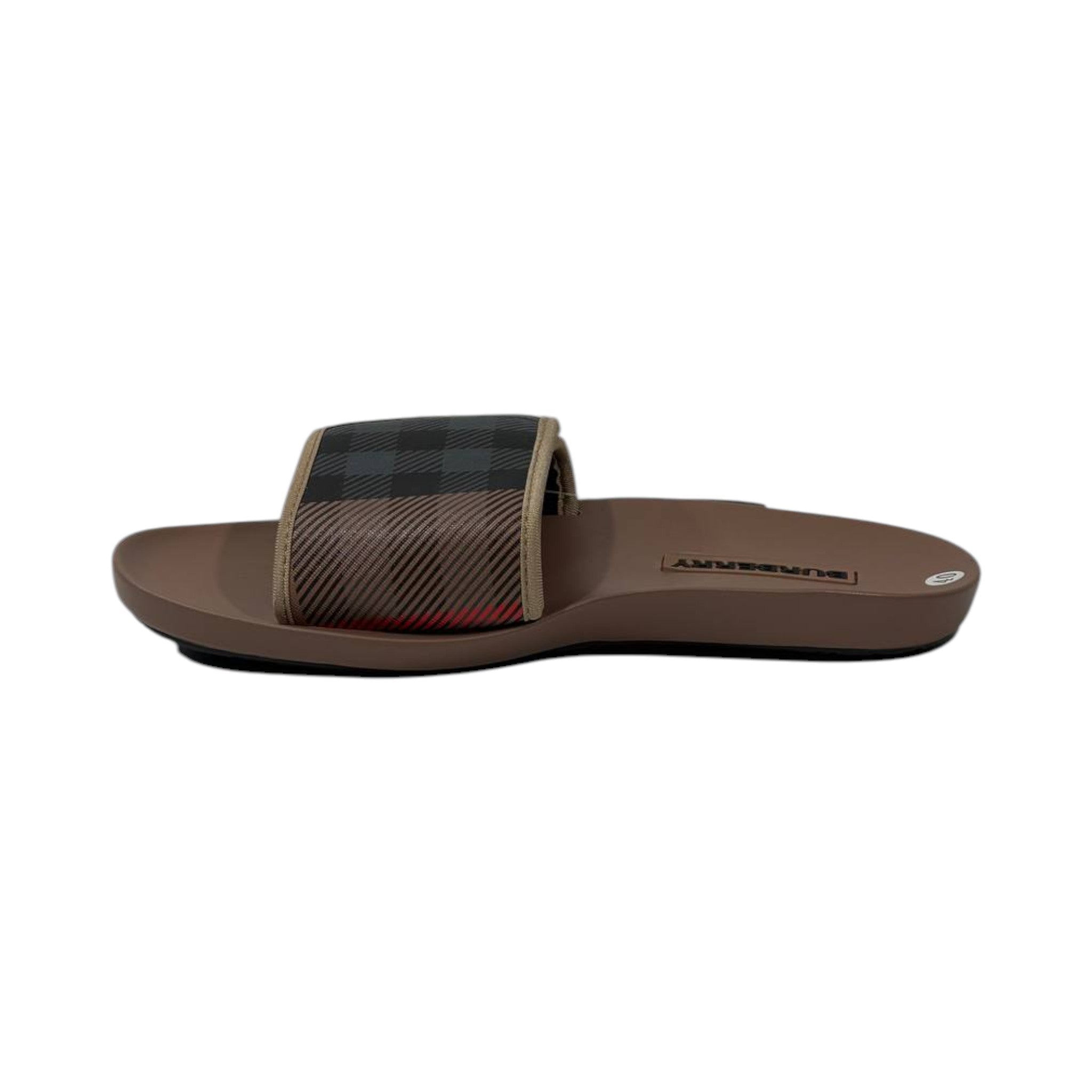 🖤 Burberry x Goodyear Check Comfort Slides