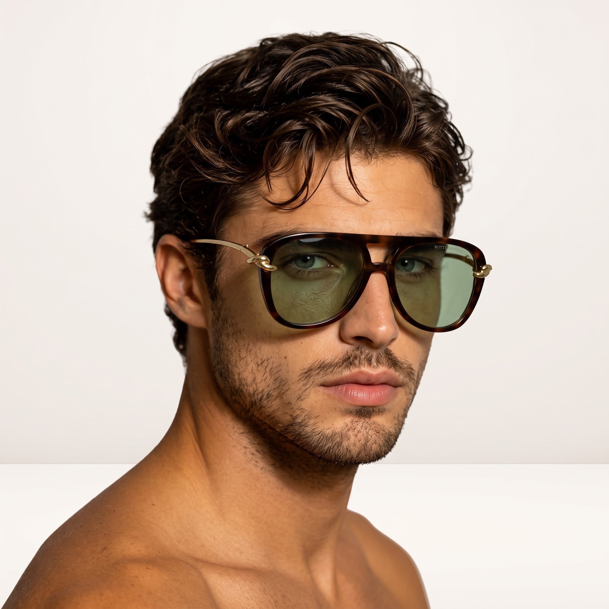 Bottega Veneta Sunglasses β Tortoiseshell Green πΆοΈ
