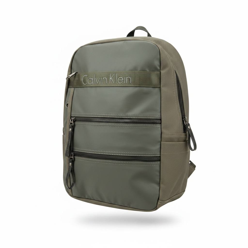 Calvin Klein Olive Green Backpack – Premium Everyday Utility Bag 🎒💚