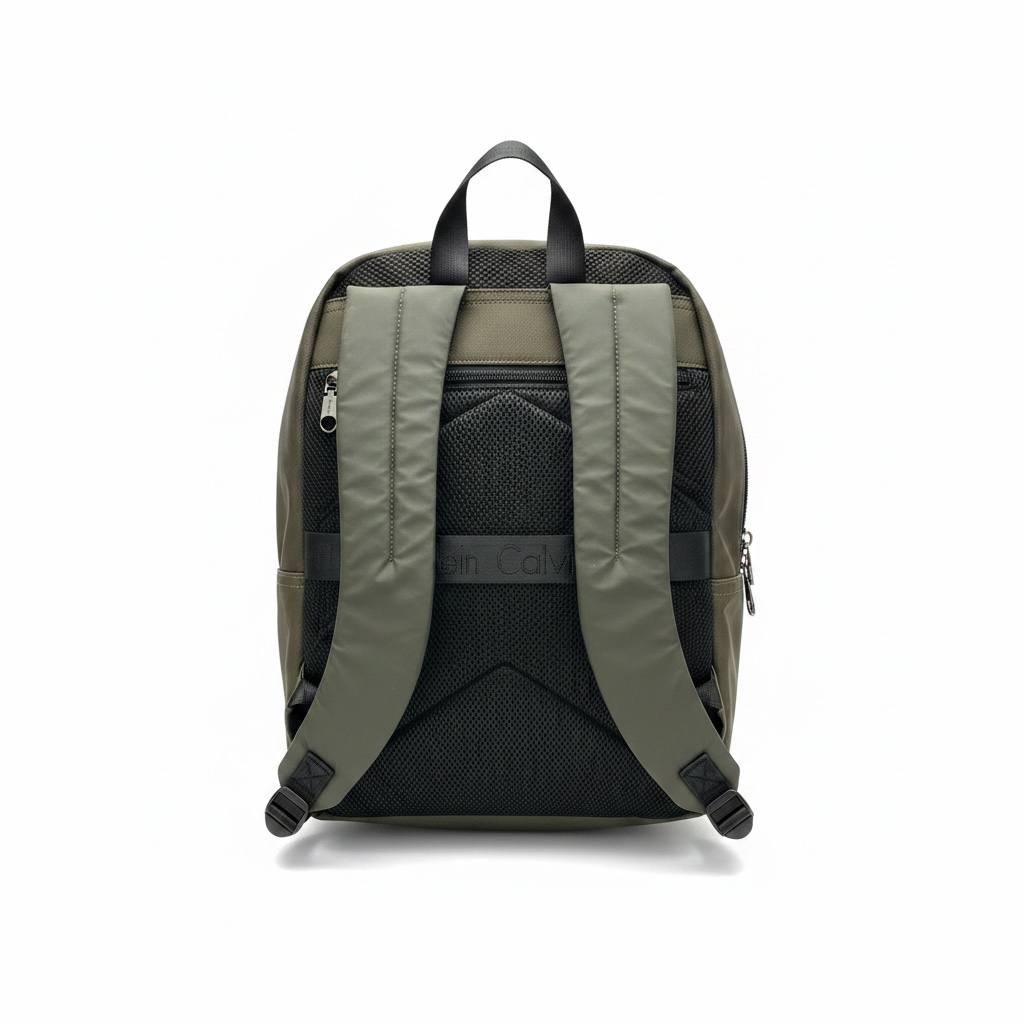 Calvin Klein Olive Green Backpack – Premium Everyday Utility Bag 🎒💚