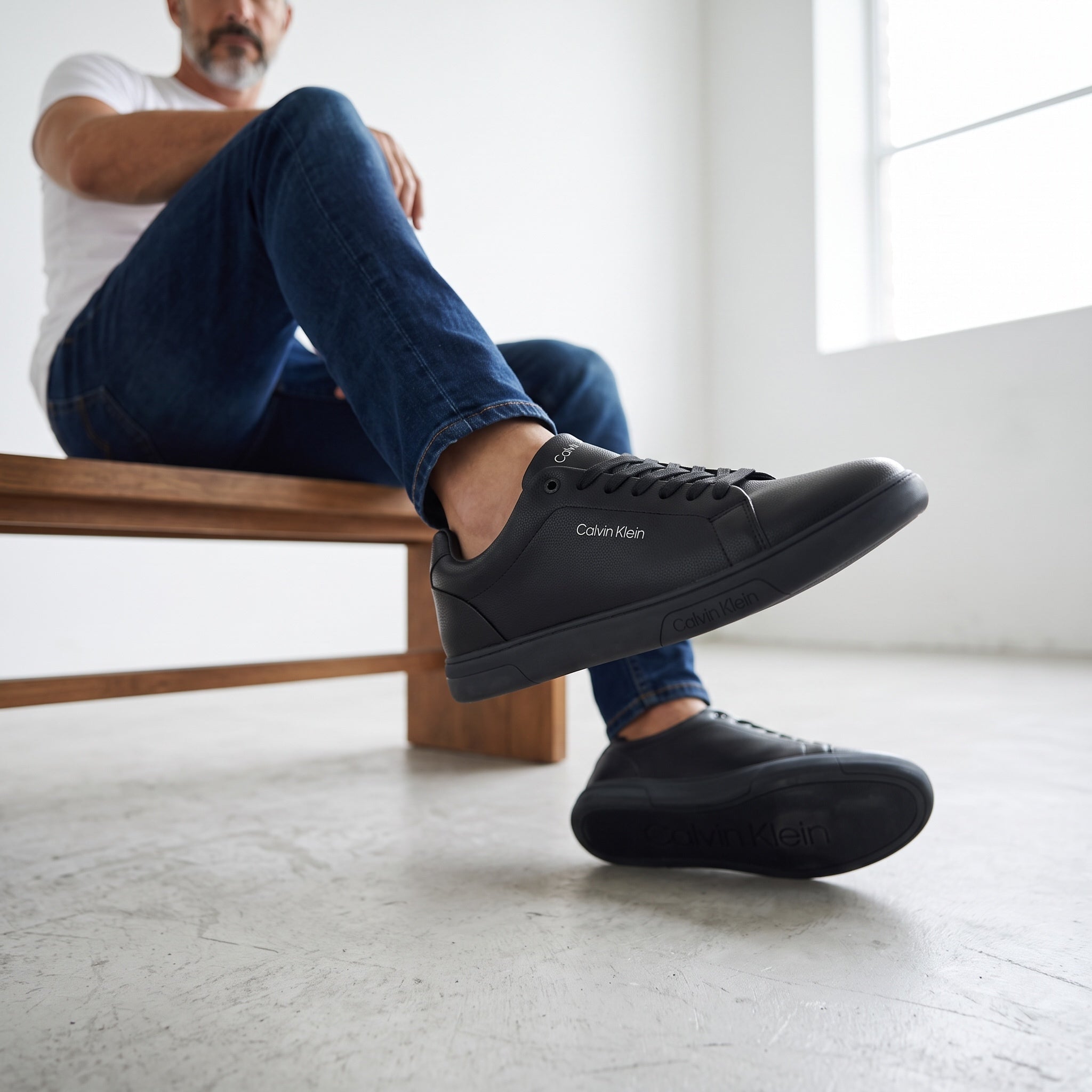 Calvin Klein Sneaker – Black Minimal Trainer 🖤👟