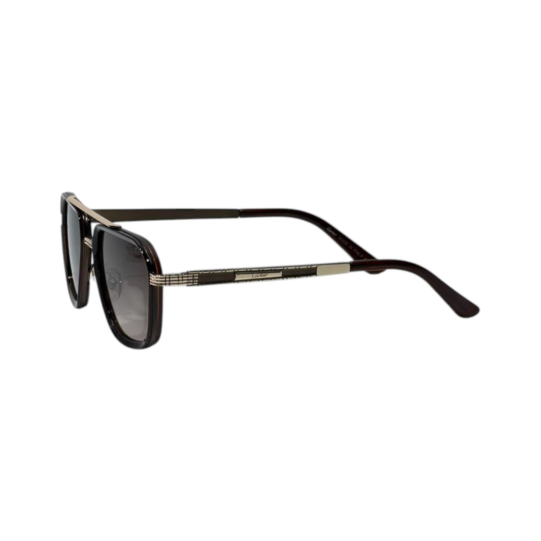 🕶️ Cartier Navigator Square Sunglasses | Luxury Gradient Eyewear ✨