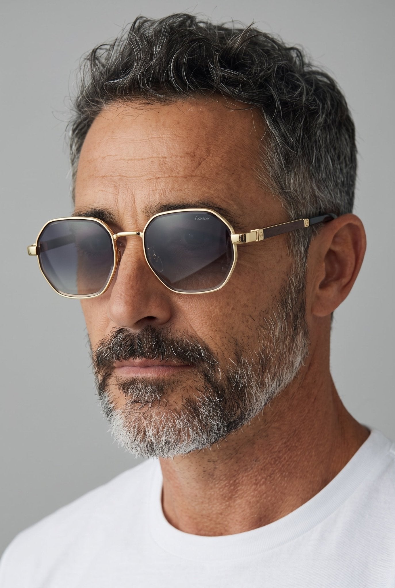 Cartier Sunglasses – Gold Octagon Frames 🕶️