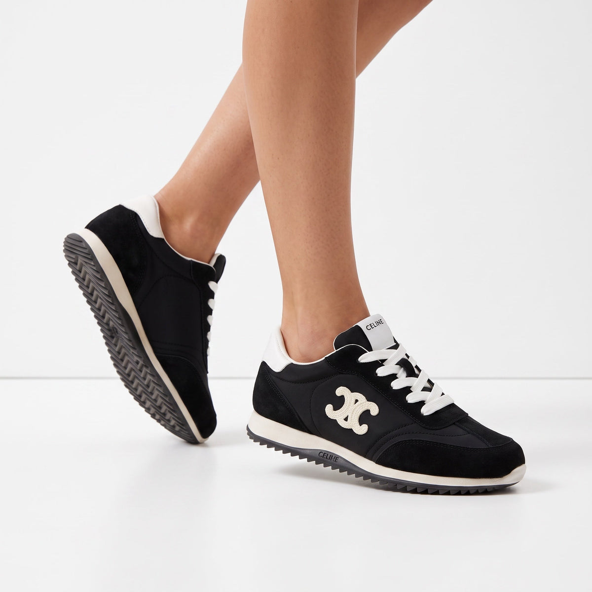 Celine Trainer Runner β Black & White