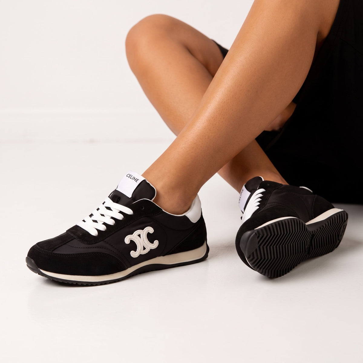 Celine Trainer Runner β Black & White
