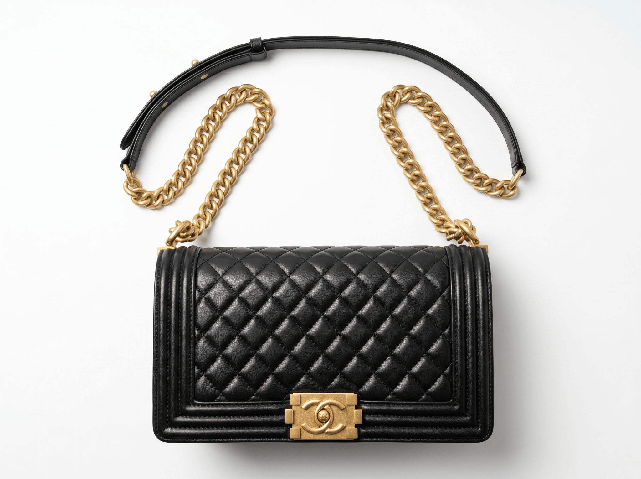 🖤 Chanel Boy Flap Bag – Classic Black Quilted Shoulder Bag