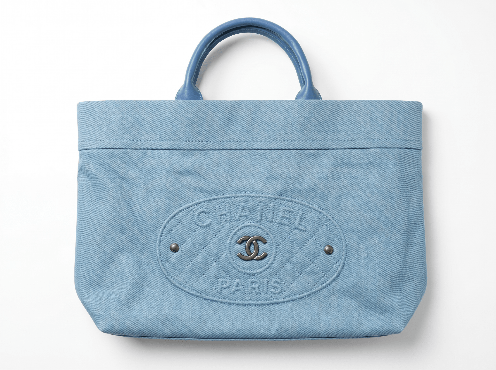 Chanel Denim Beach Tote Bag πποΈβ¨